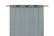 Venture Home Kaya Curtain Polyester/fake linen - Grey - 140*290 - Eyelet