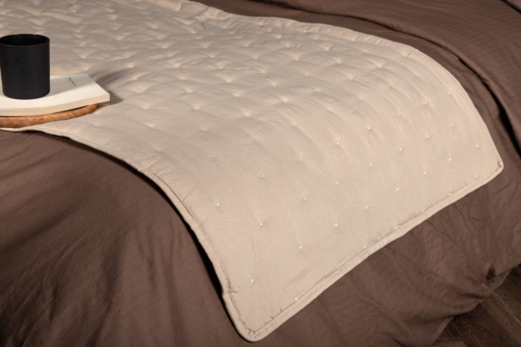 Venture Home Sally Bedspread Microfiber - Beige / - 260*80