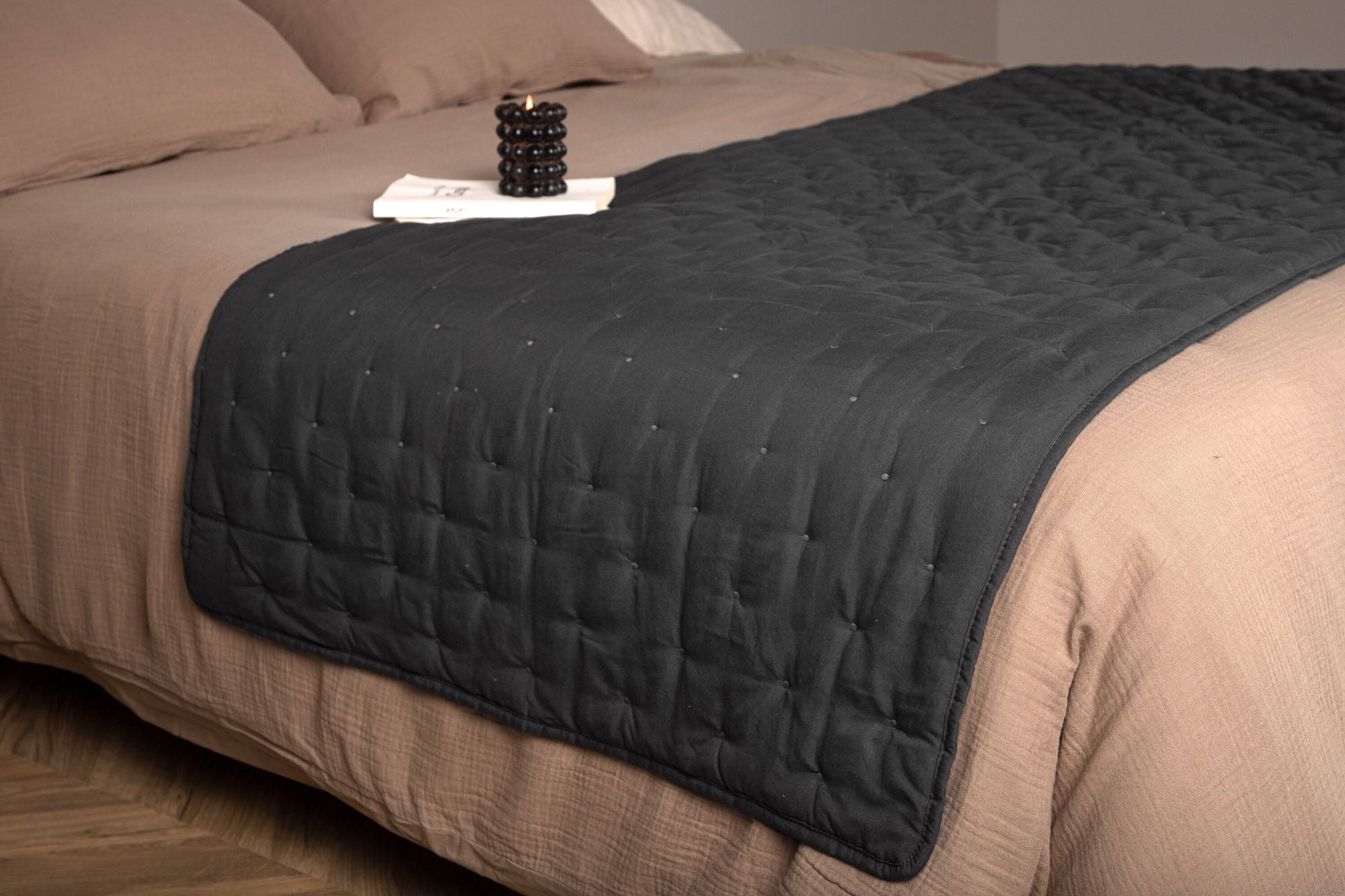 Venture Home Sally Bedspread Microfiber - Antracit / - 180*80