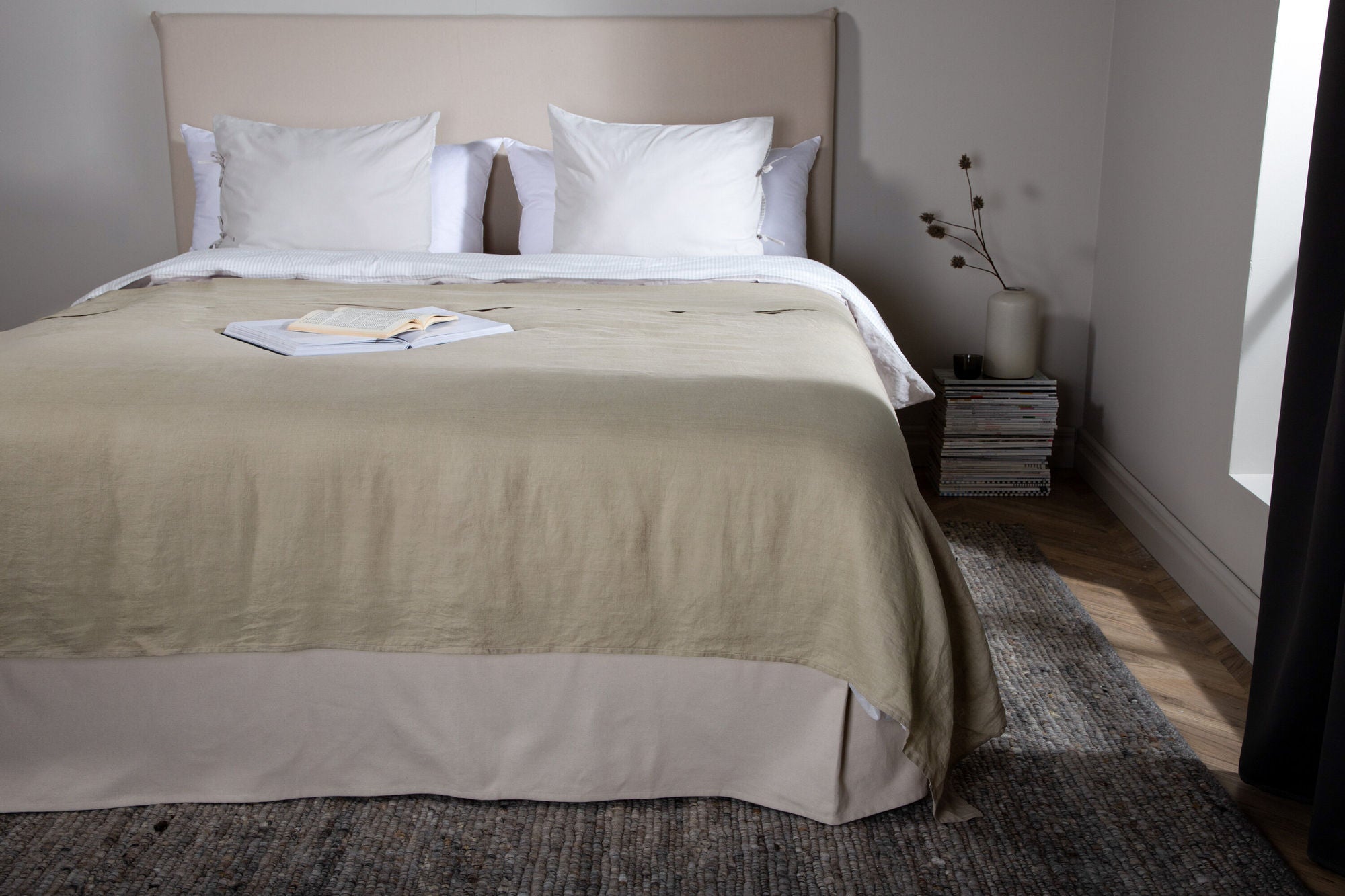 Venture Home Milo Bedspread Linen - Beige / - 260*180