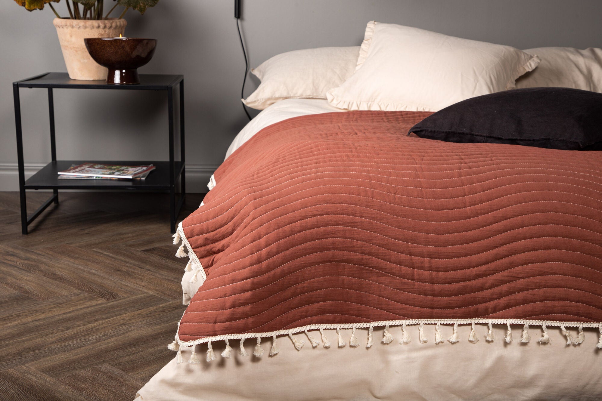 Venture Home Lias Bedspread Microfiber - Roasty / - 260*260