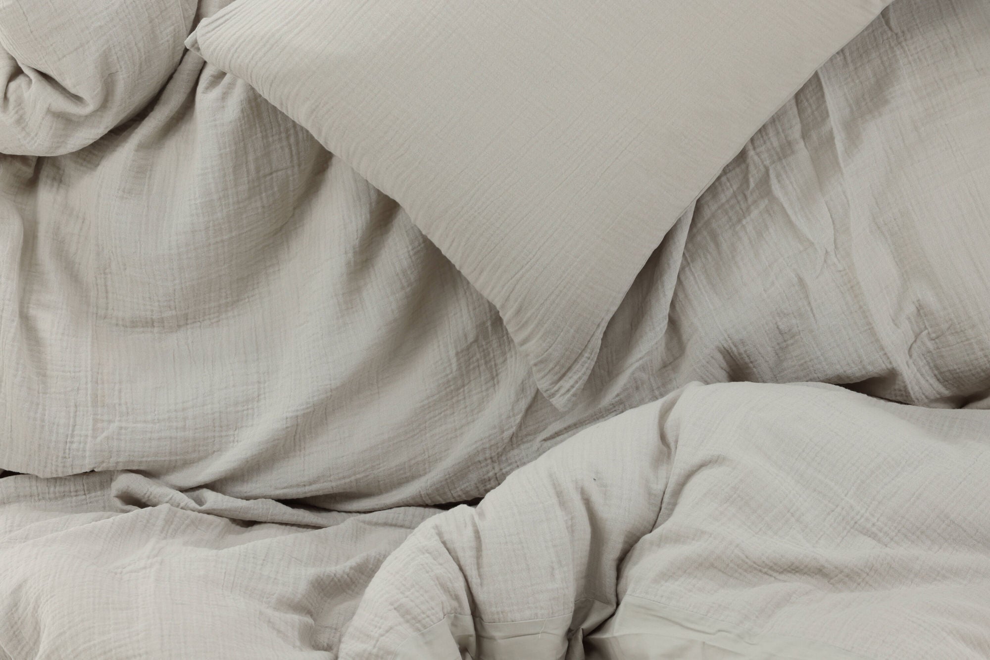 Venture Home Mila Bed Set Cotton gauze - Light Grey / - 240*220
