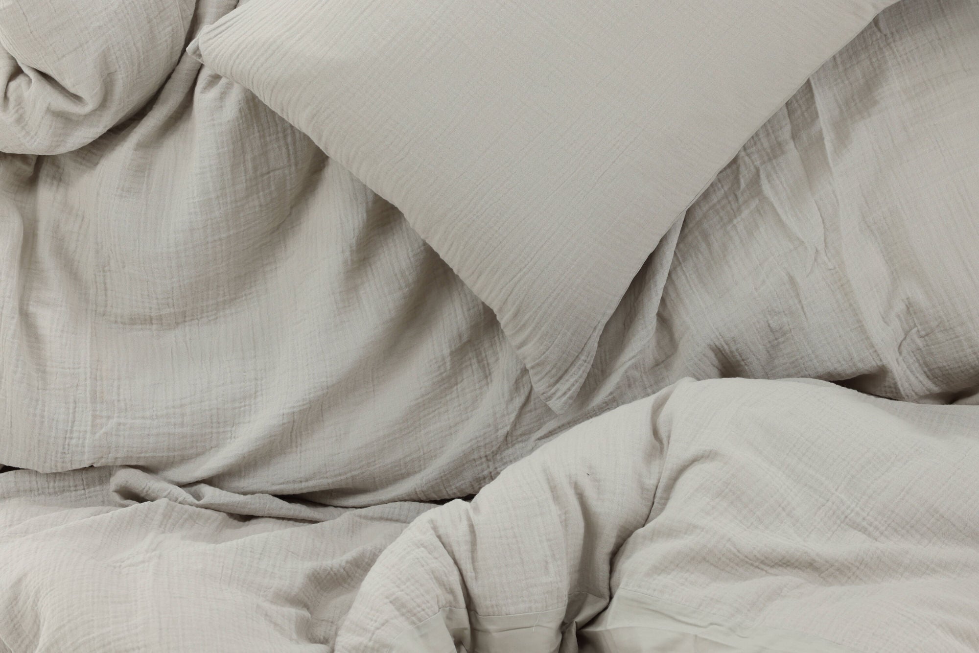 Venture Home Mila Bed Set Cotton gauze - Light Grey / - 150*200
