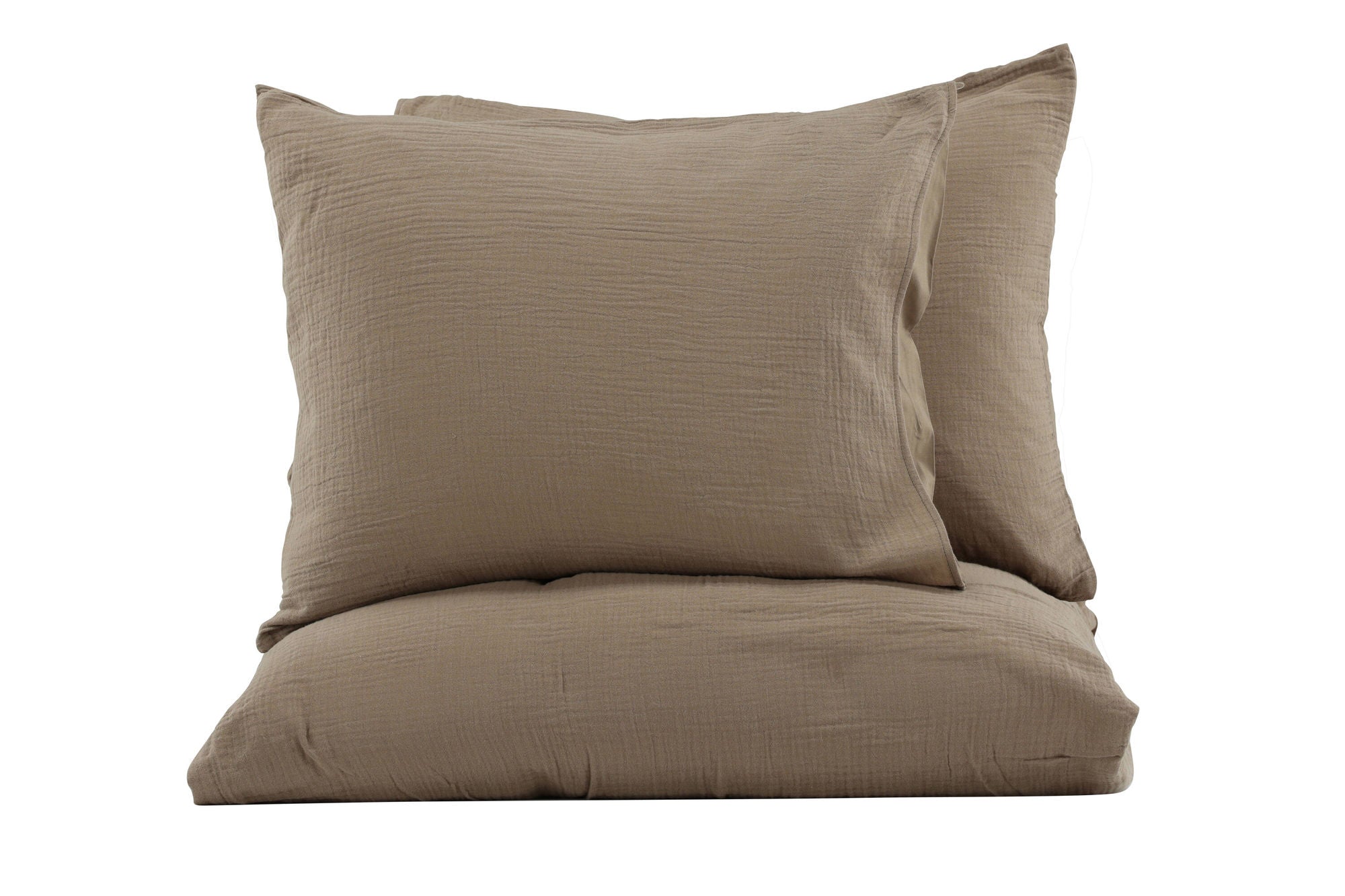 Venture Home Mila Bed Set Cotton gauze - Brown - 240*220