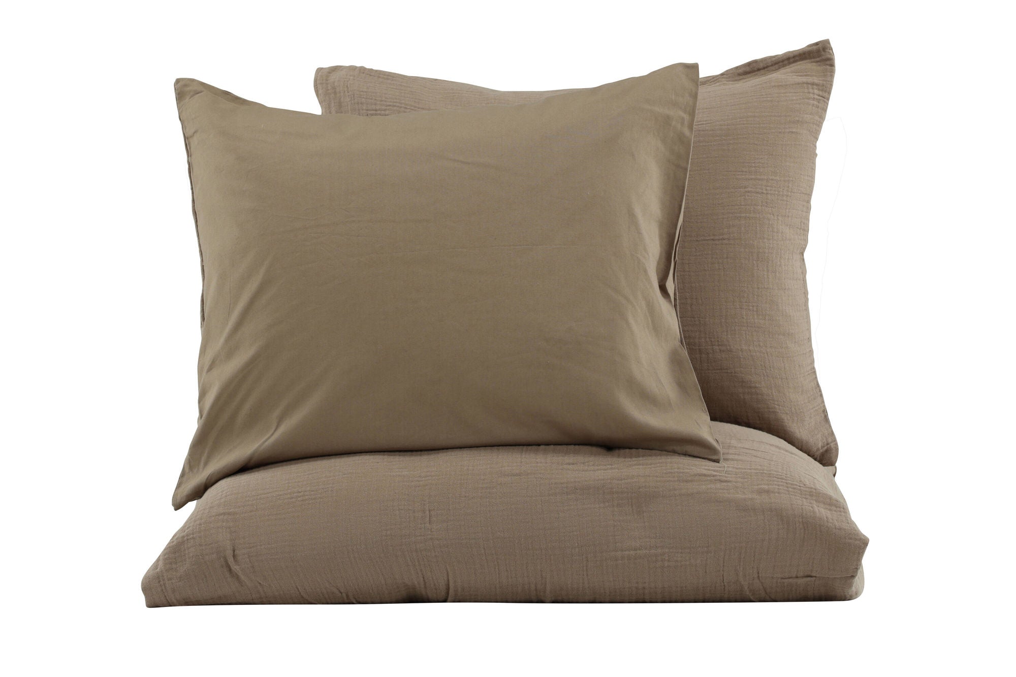Venture Home Mila Bed Set Cotton gauze - Brown - 240*220