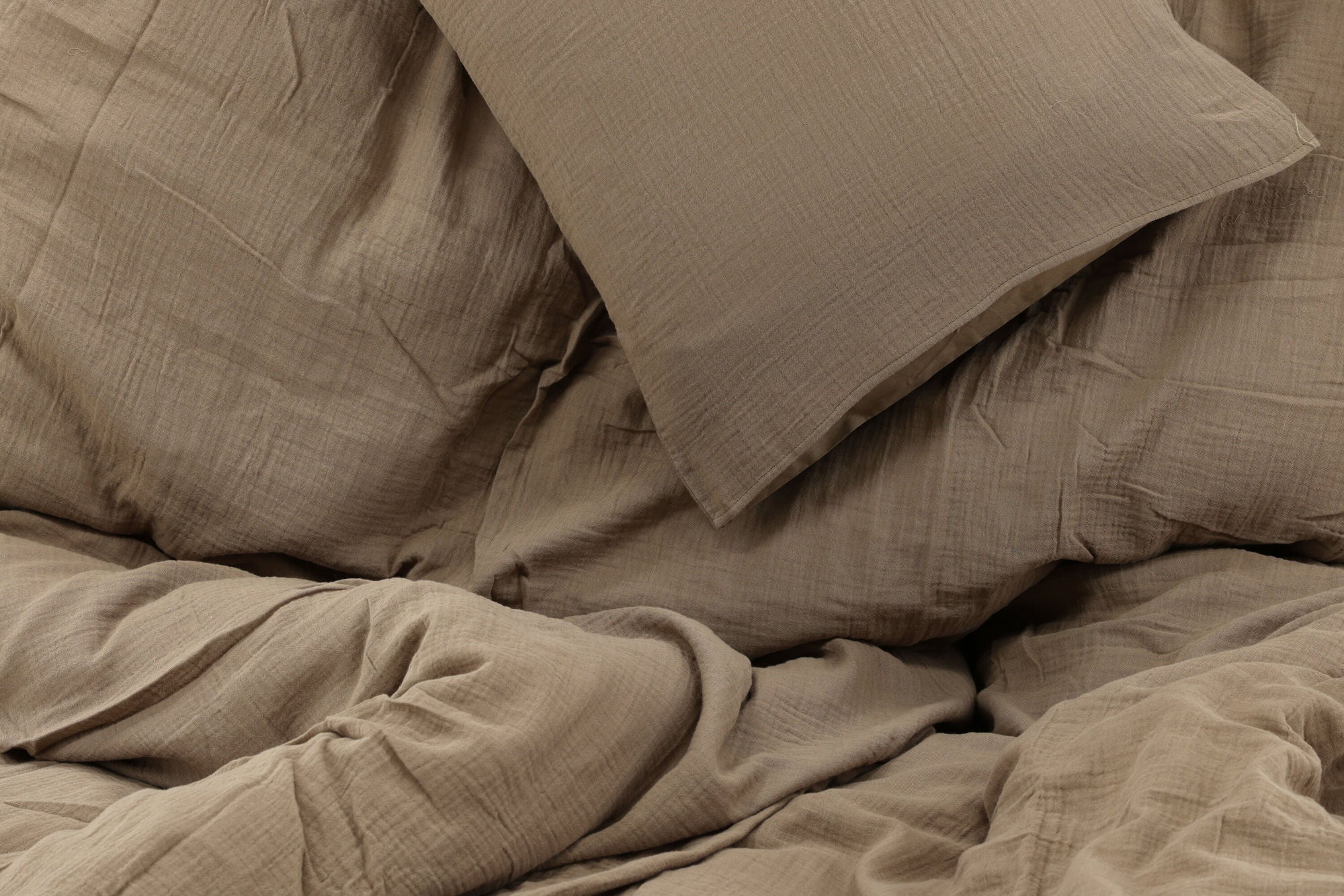 Venture Home Mila Bed Set Cotton gauze - Brown - 240*220