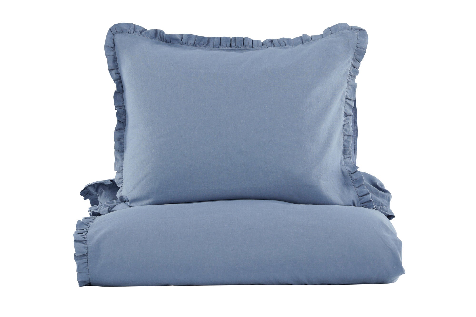 Venture Home Lias Bed Set Cotton/linen - Blue - 150*200