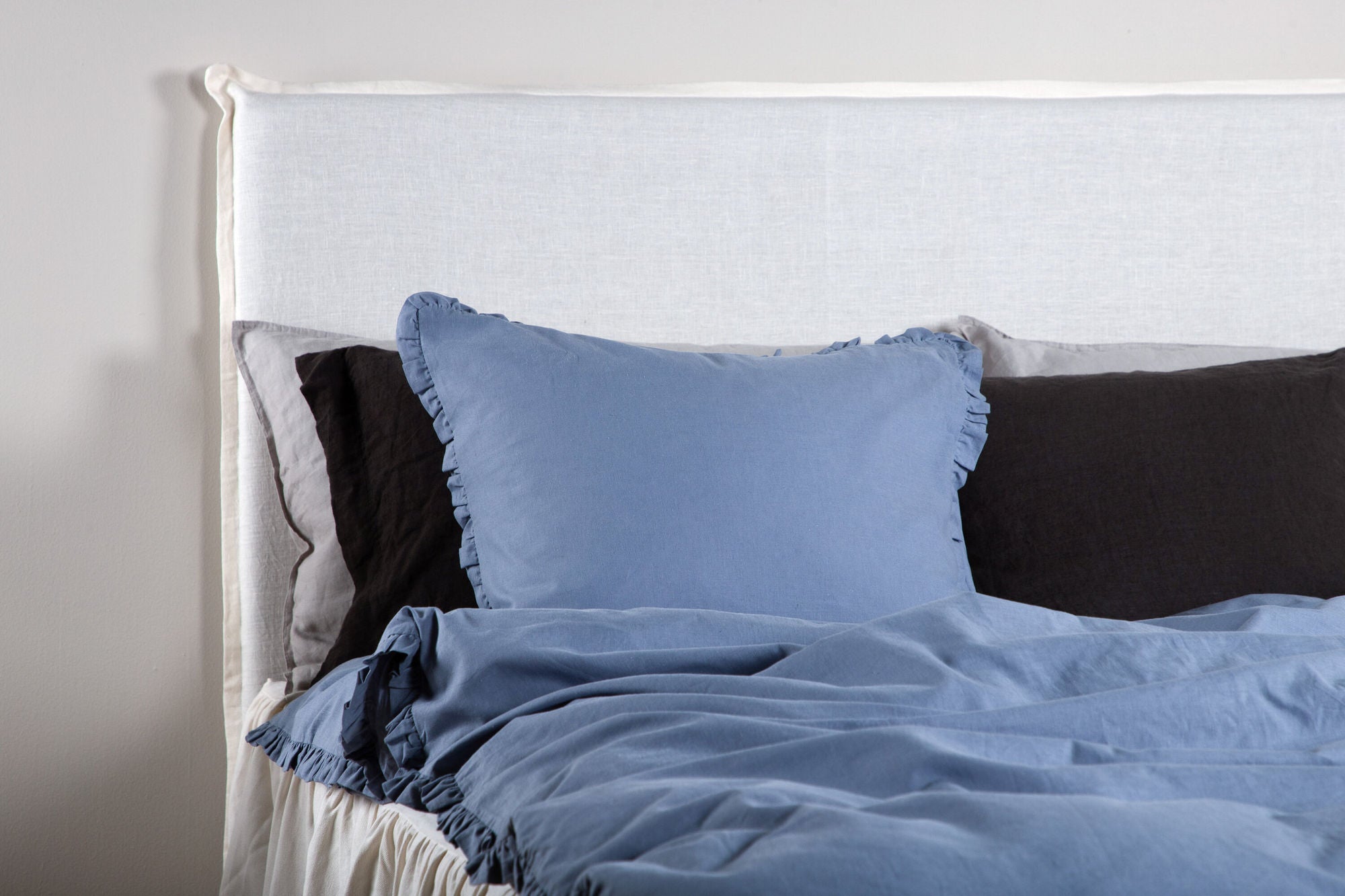 Venture Home Lias Bed Set Cotton/linen - Blue - 150*200