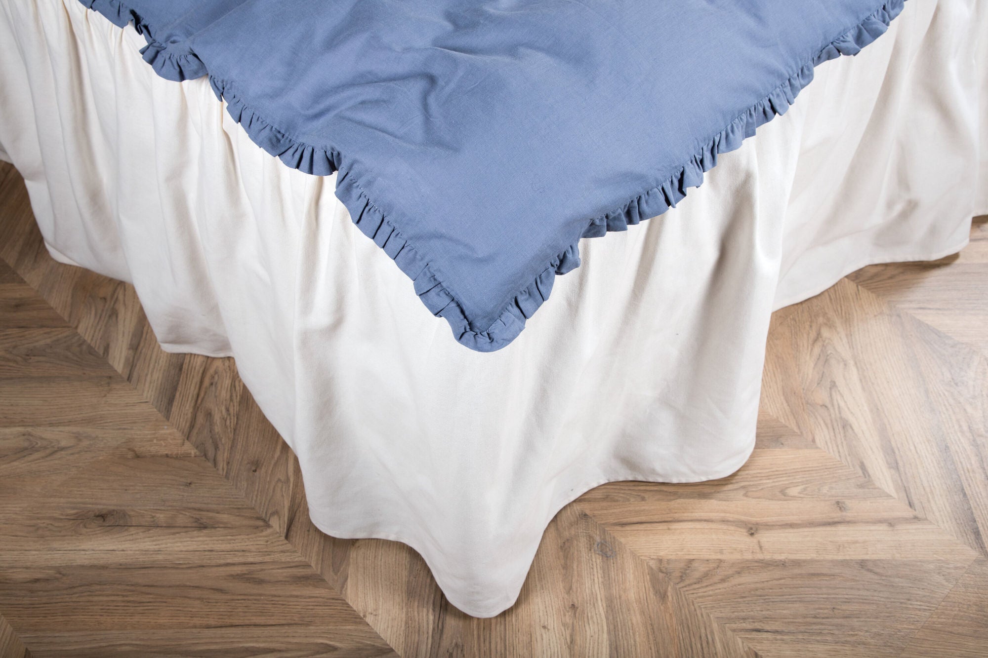 Venture Home Lias Bed Set Cotton/linen - Blue - 150*200
