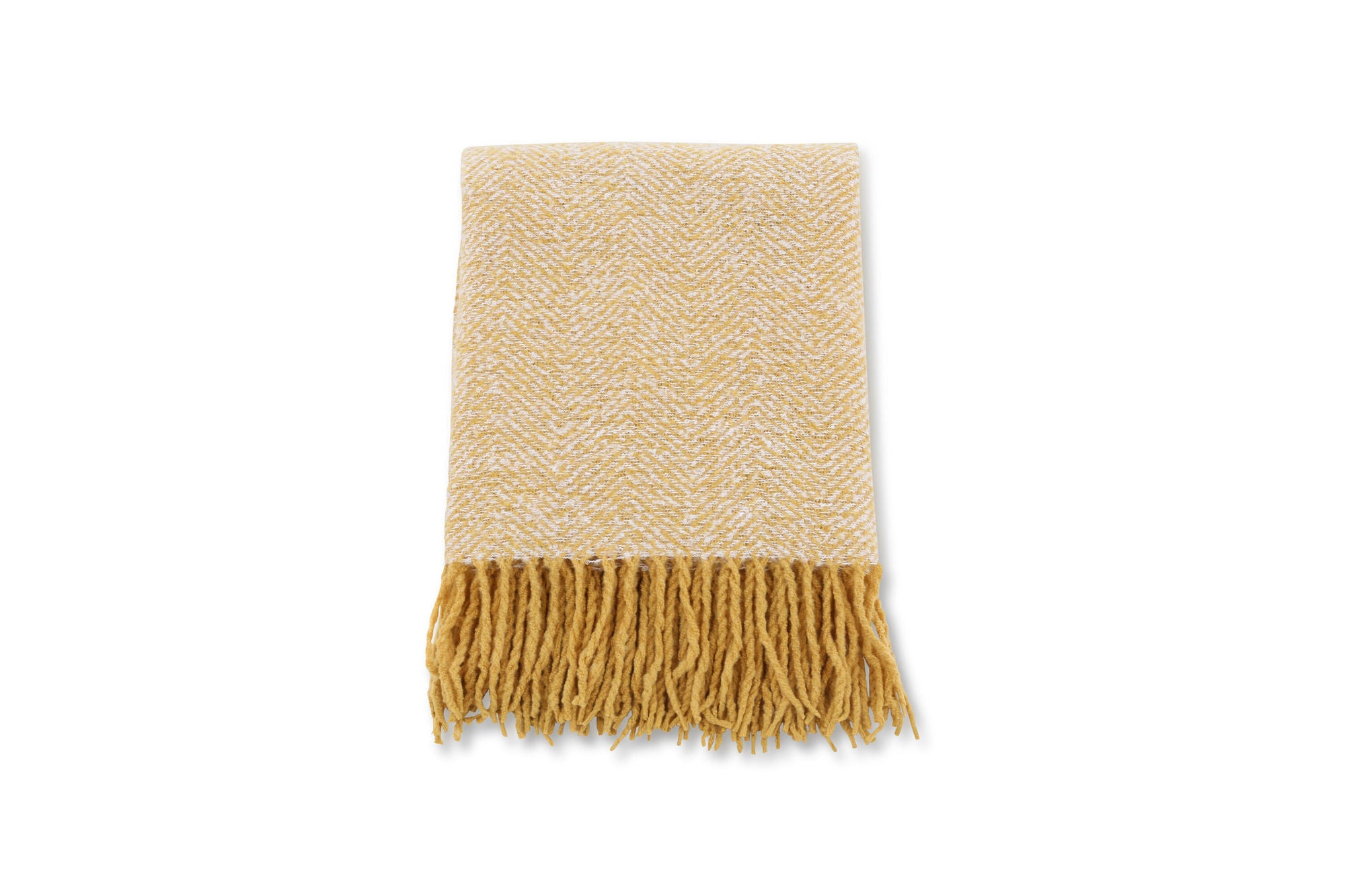 Venture Home Toby Throw Polyester - Yellow/white / - 170*130