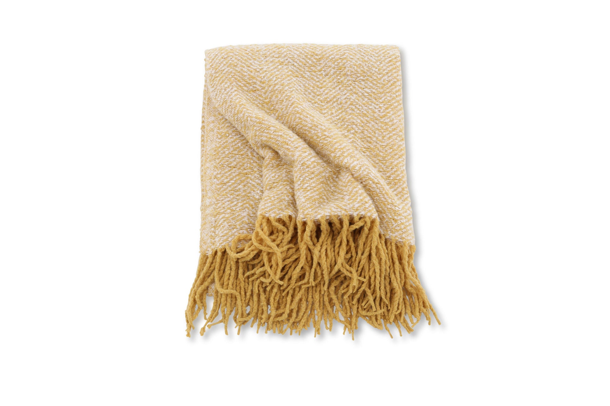 Venture Home Toby Throw Polyester - Yellow/white / - 170*130