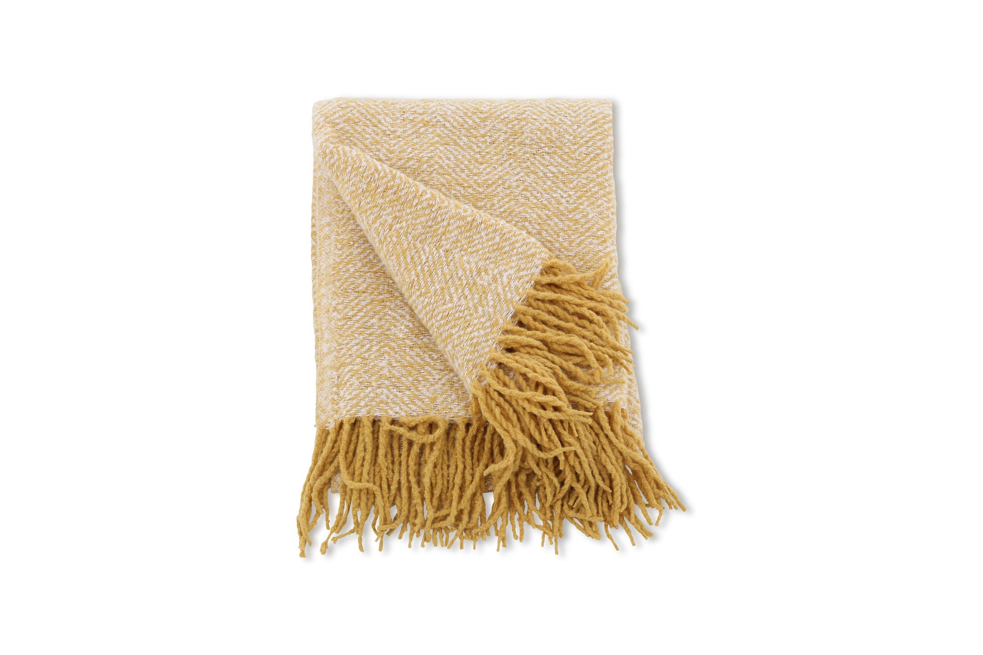 Venture Home Toby Throw Polyester - Yellow/white / - 170*130