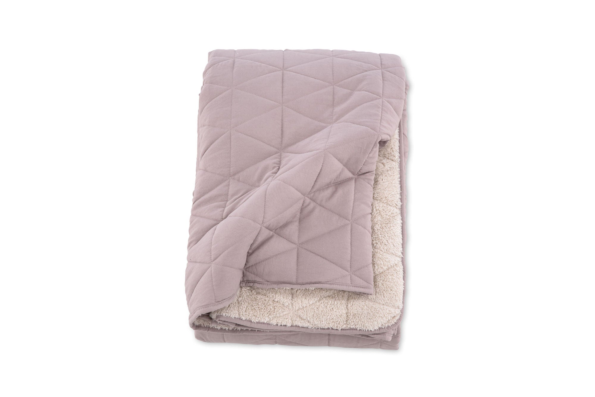 Venture Home Nilla Bedspread Heavy brushed poly cationic/sherpa - Light pink / - 260*260