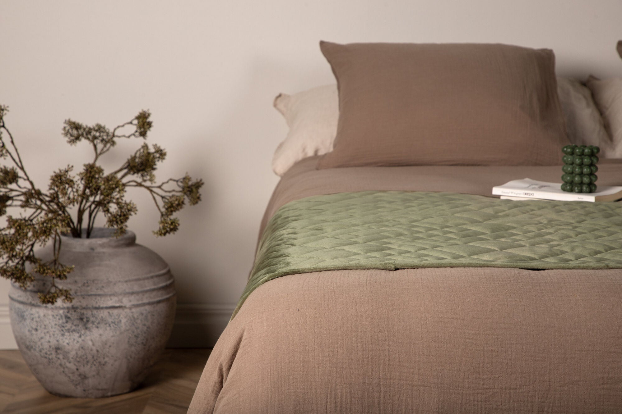 Venture Home Jilly Bedspread Polyester/velvet/microfiber - Green / - 260*80