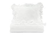 Venture Home Levi Bed Set Cotton w ruffle - White / - 150*200