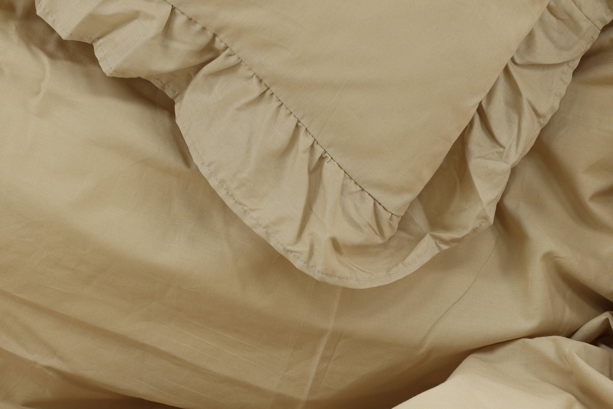 Venture Home Levi Bed Set Cotton w ruffle - Light Yellow / - 150*200
