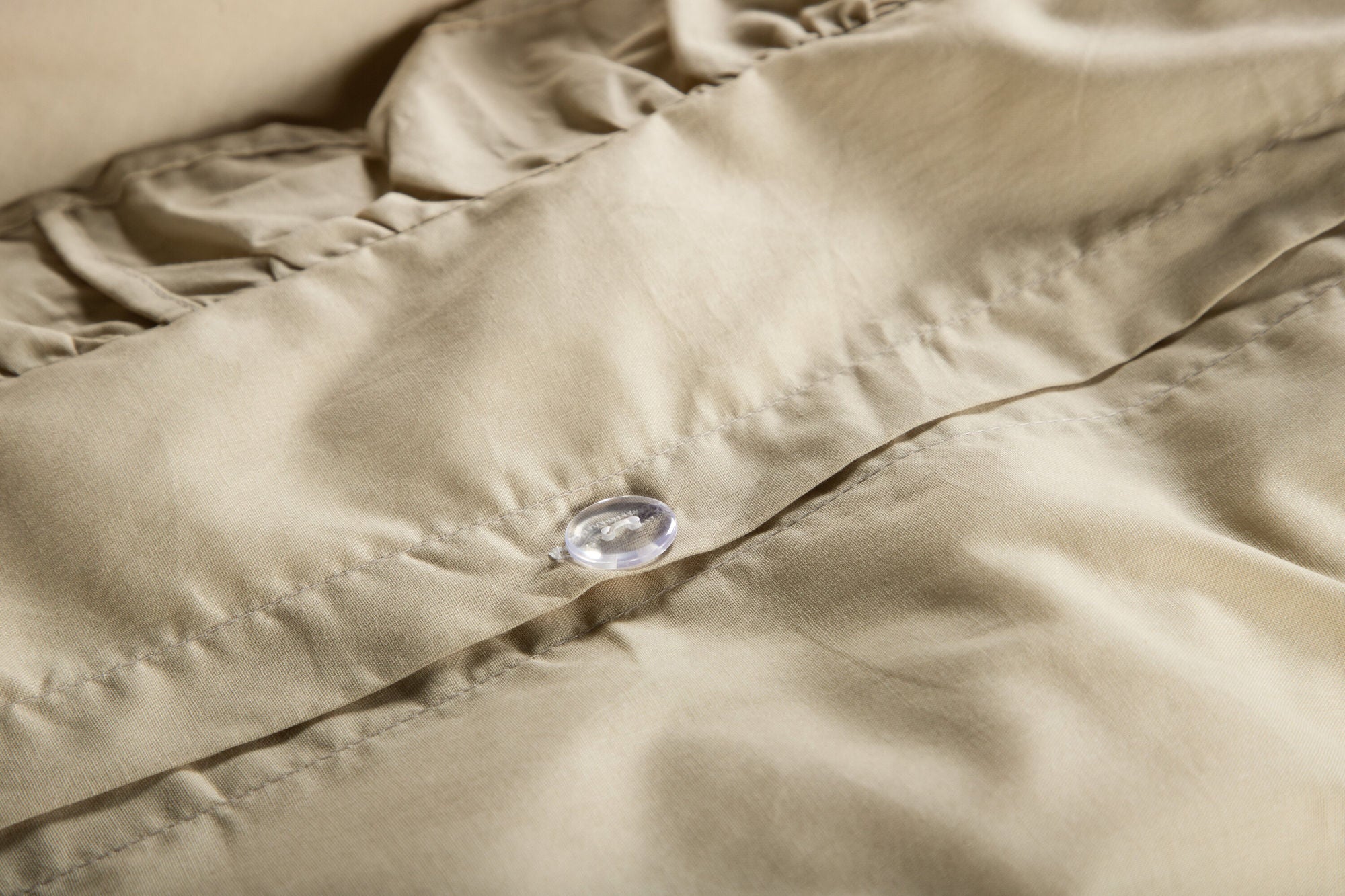 Venture Home Levi Bed Set Cotton w ruffle - Light Yellow / - 150*200