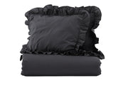 Venture Home Levi Bed Set Cotton w ruffle - Antracit /  - 240*220