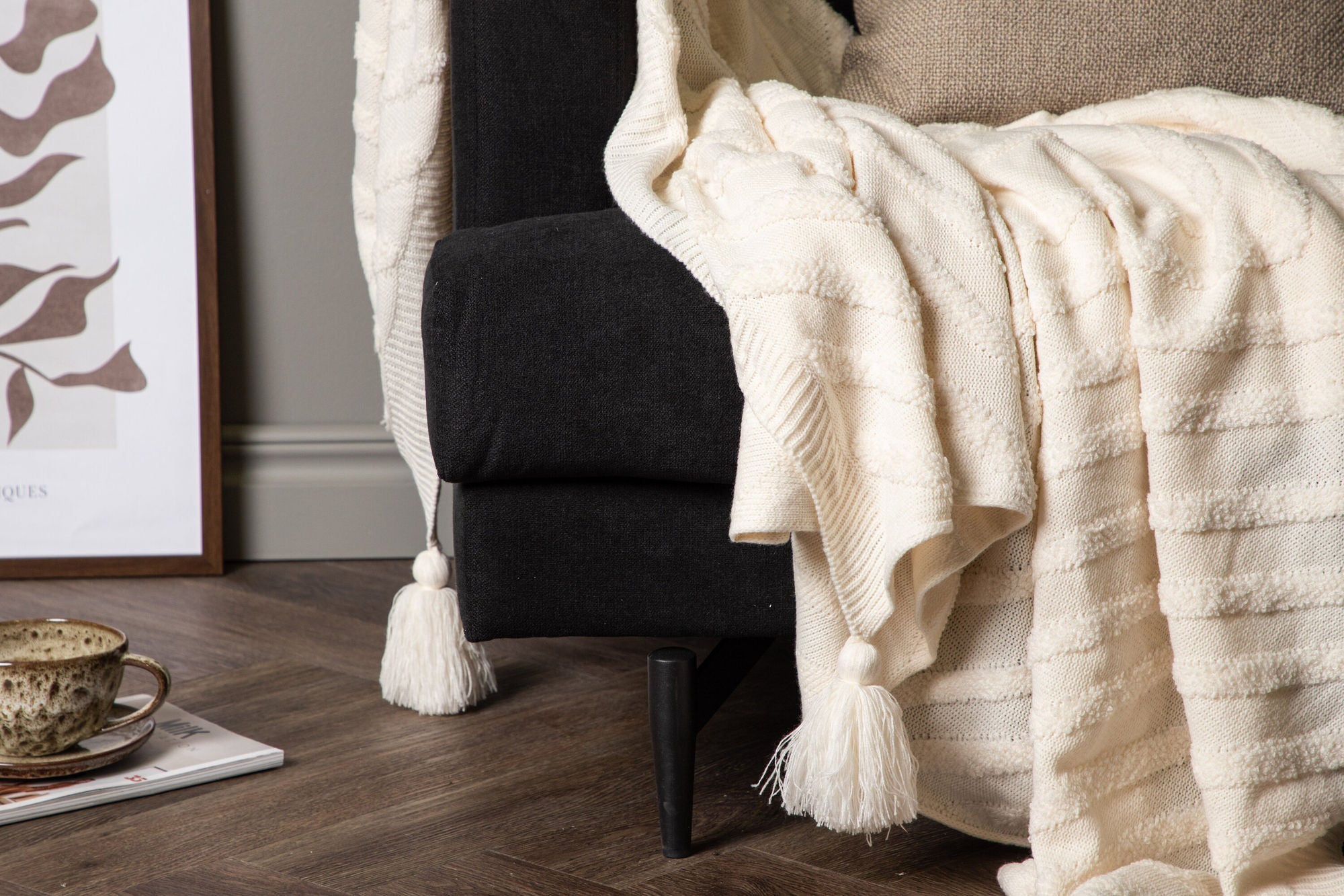 Venture Home Katlyn Throw Acrylic - White / - 130*170