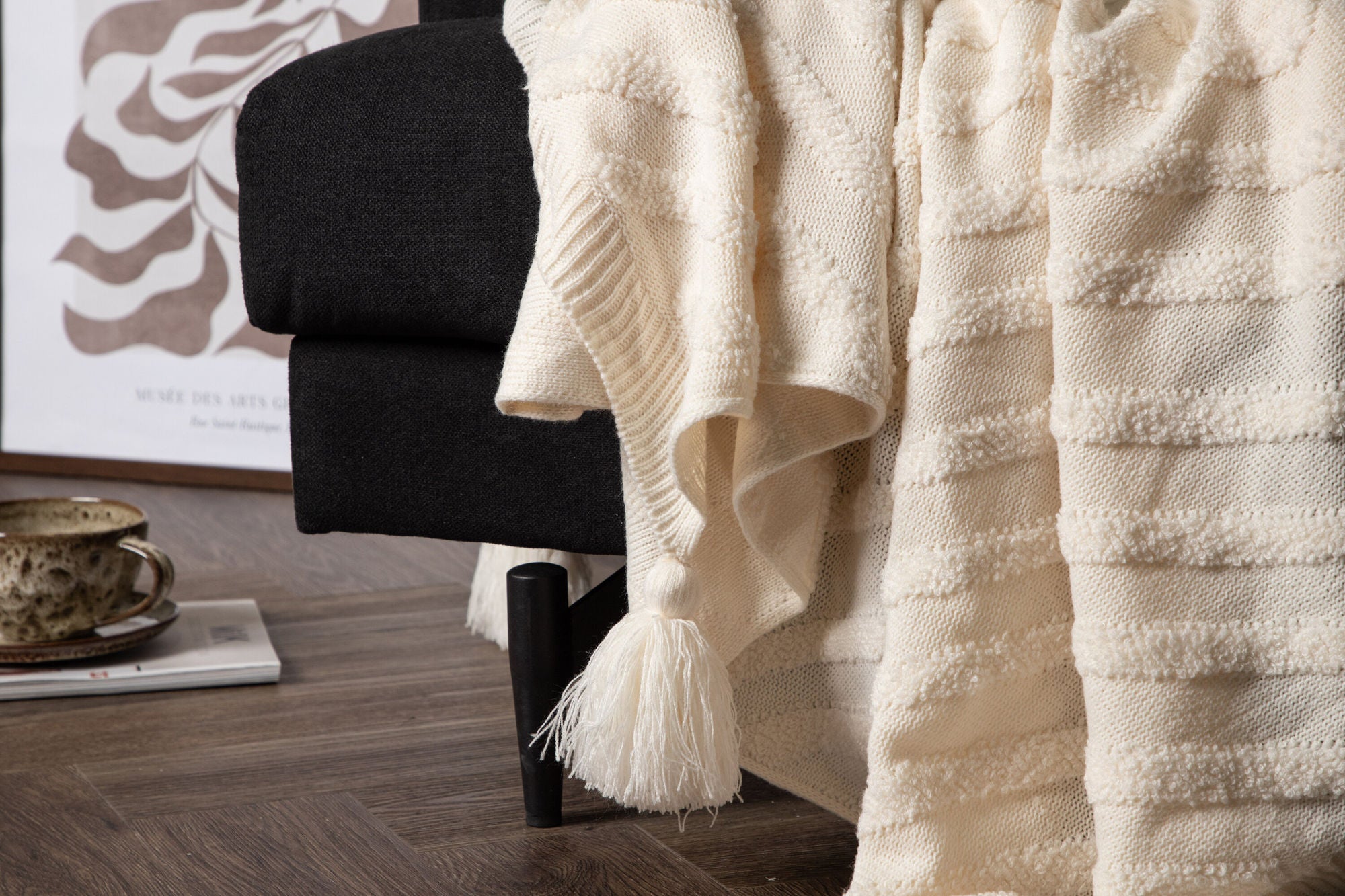 Venture Home Katlyn Throw Acrylic - White / - 130*170