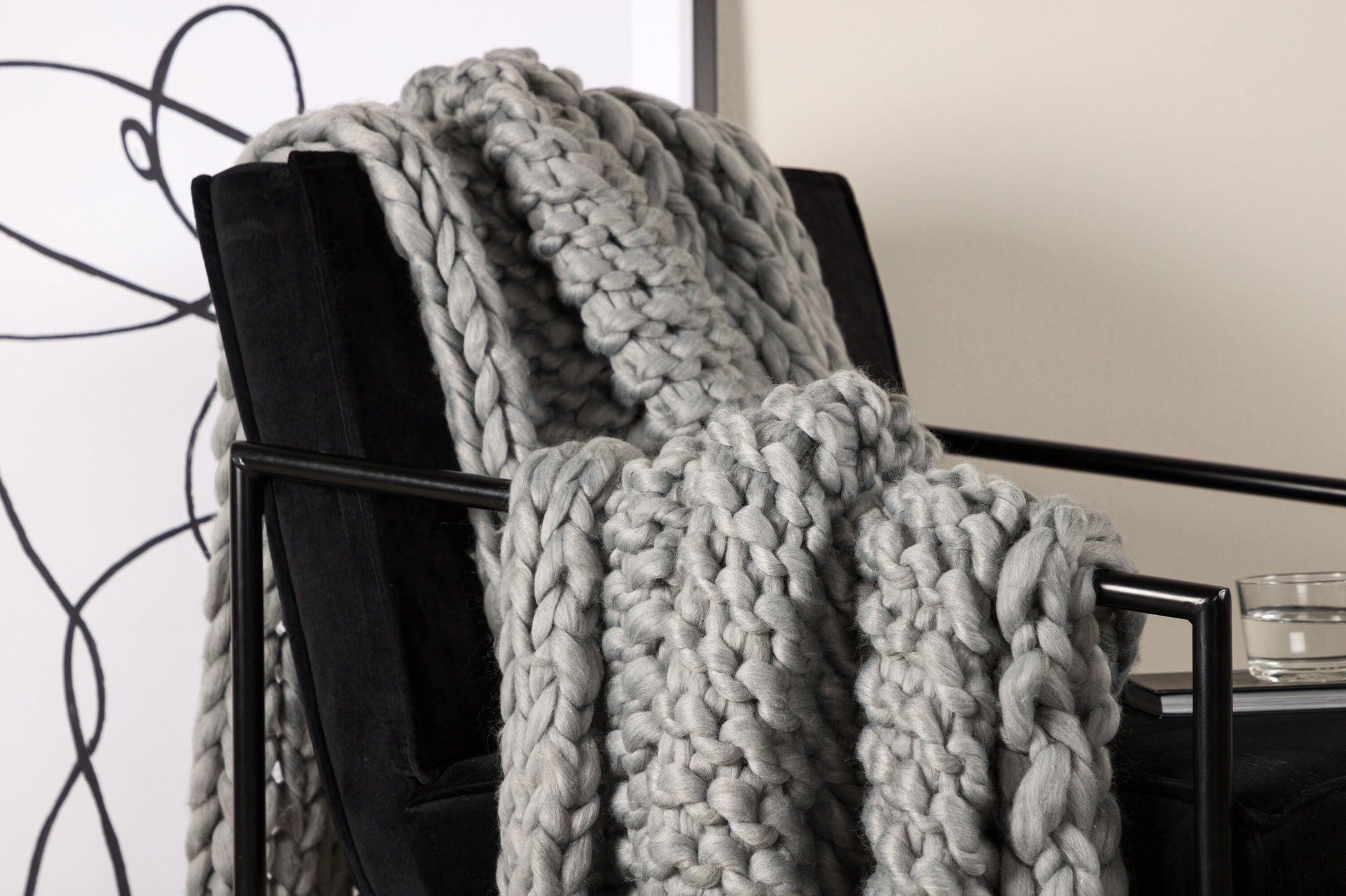 Venture Home Kate Throw Polyester - Light grey / - 130*170