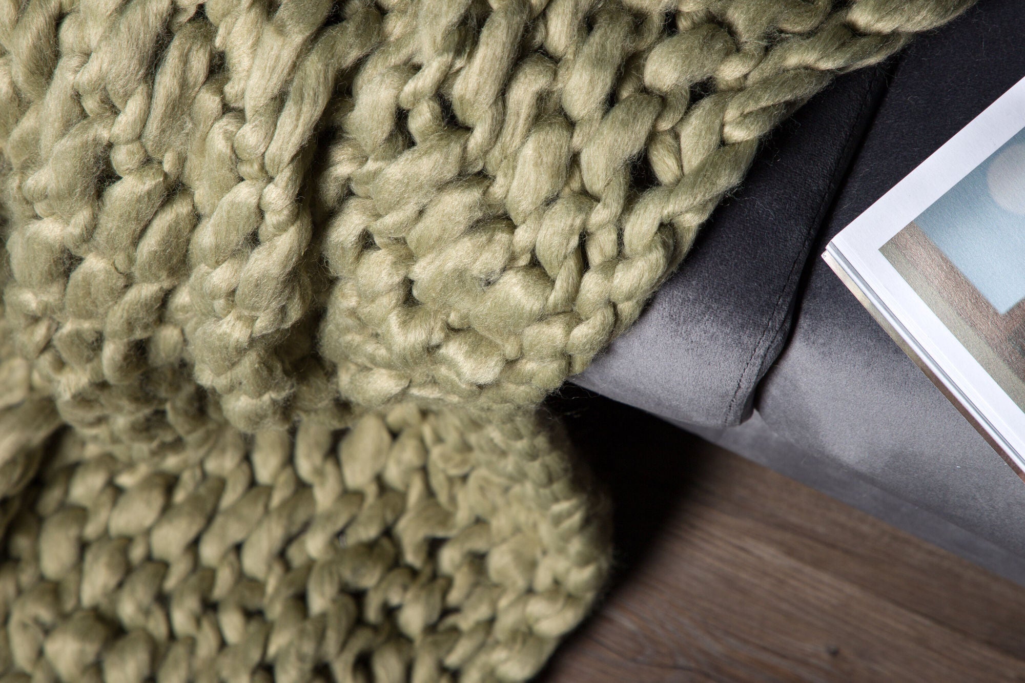 Venture Home Kate Throw Polyester - Dark green / - 130*170
