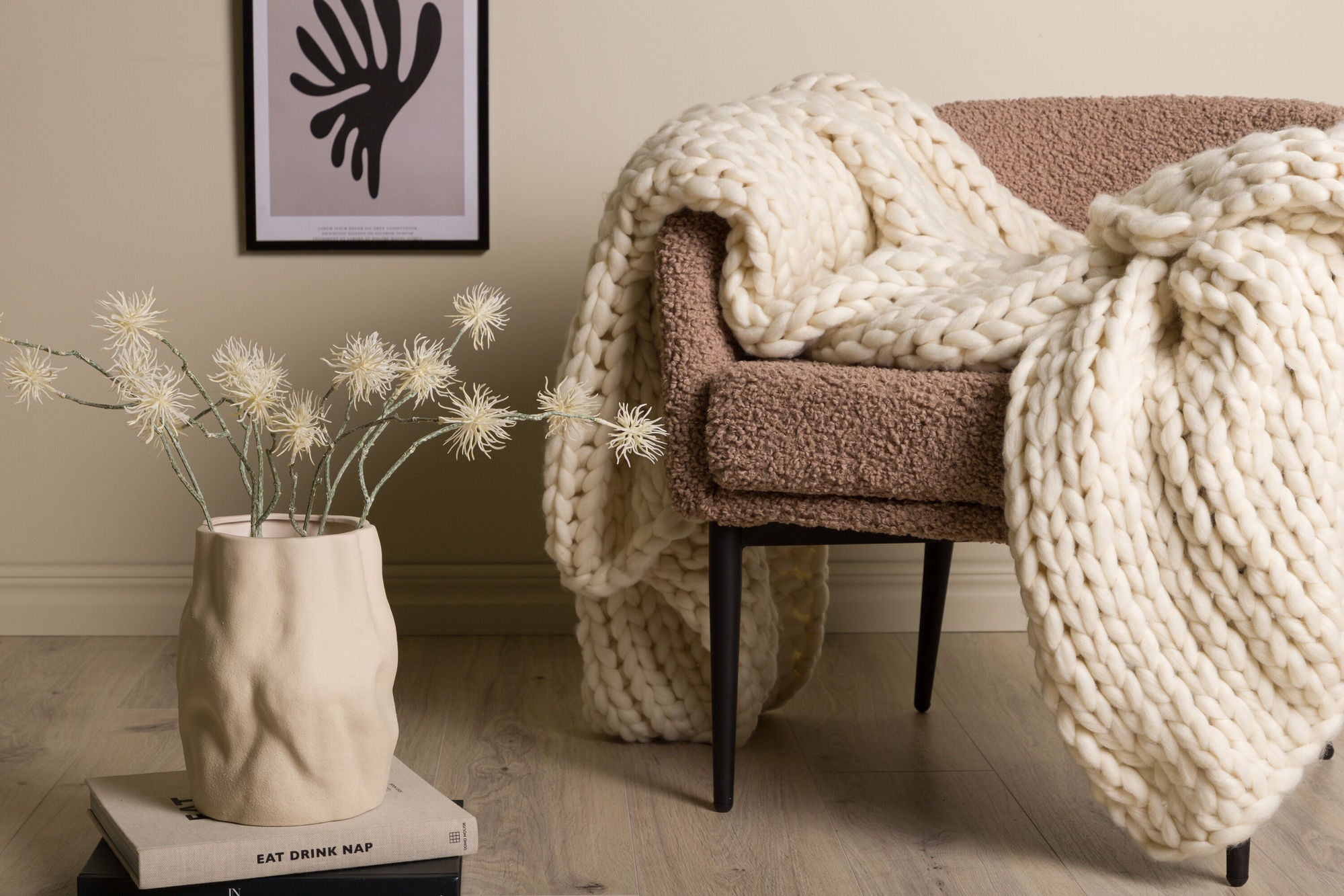 Venture Home Kate Throw Polyester - Beige / - 130*170