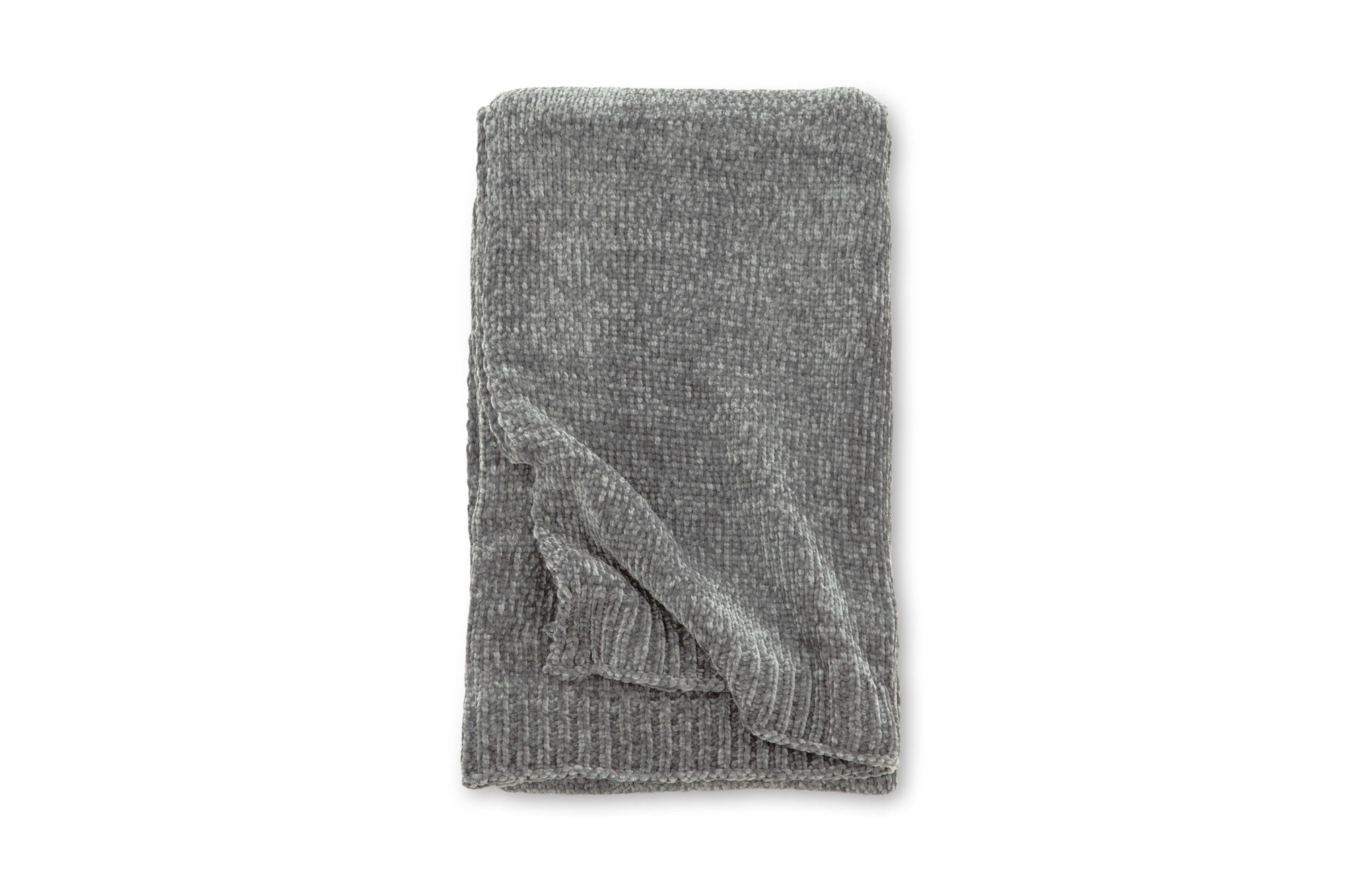 Venture Home Ally Throw Polyester/shiny chenille - Dark grey / - 170*130