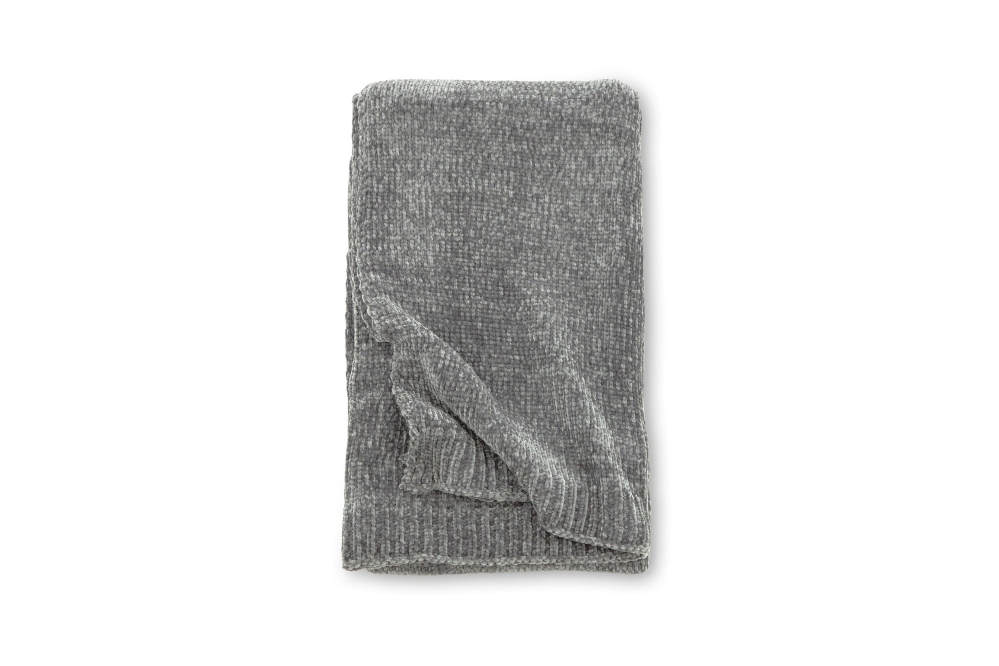 Venture Home Ally Throw Polyester/shiny chenille - Dark grey / - 170*130