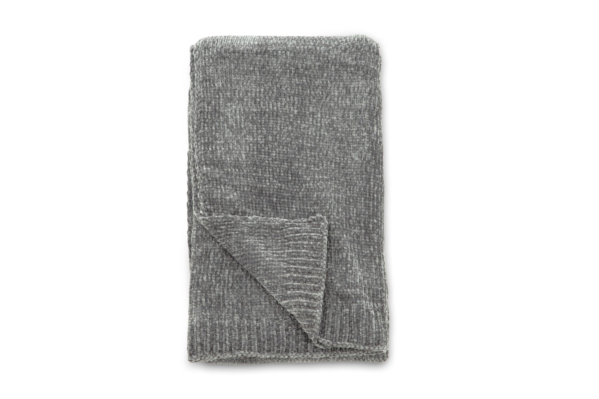 Venture Home Ally Throw Polyester/shiny chenille - Dark grey / - 170*130