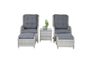 Venture Home Vikelund Lounge set  - Grey/Grey