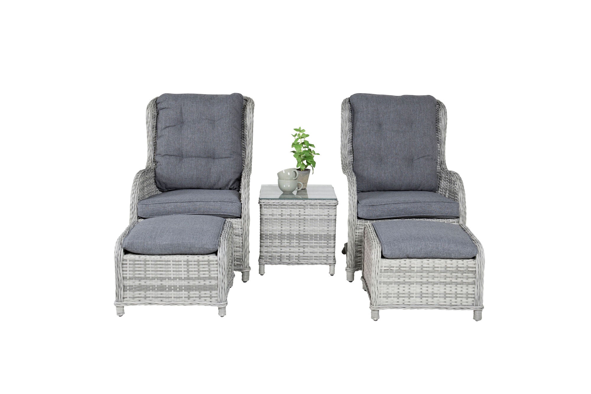 Venture Home Vikelund Lounge set  - Grey/Grey