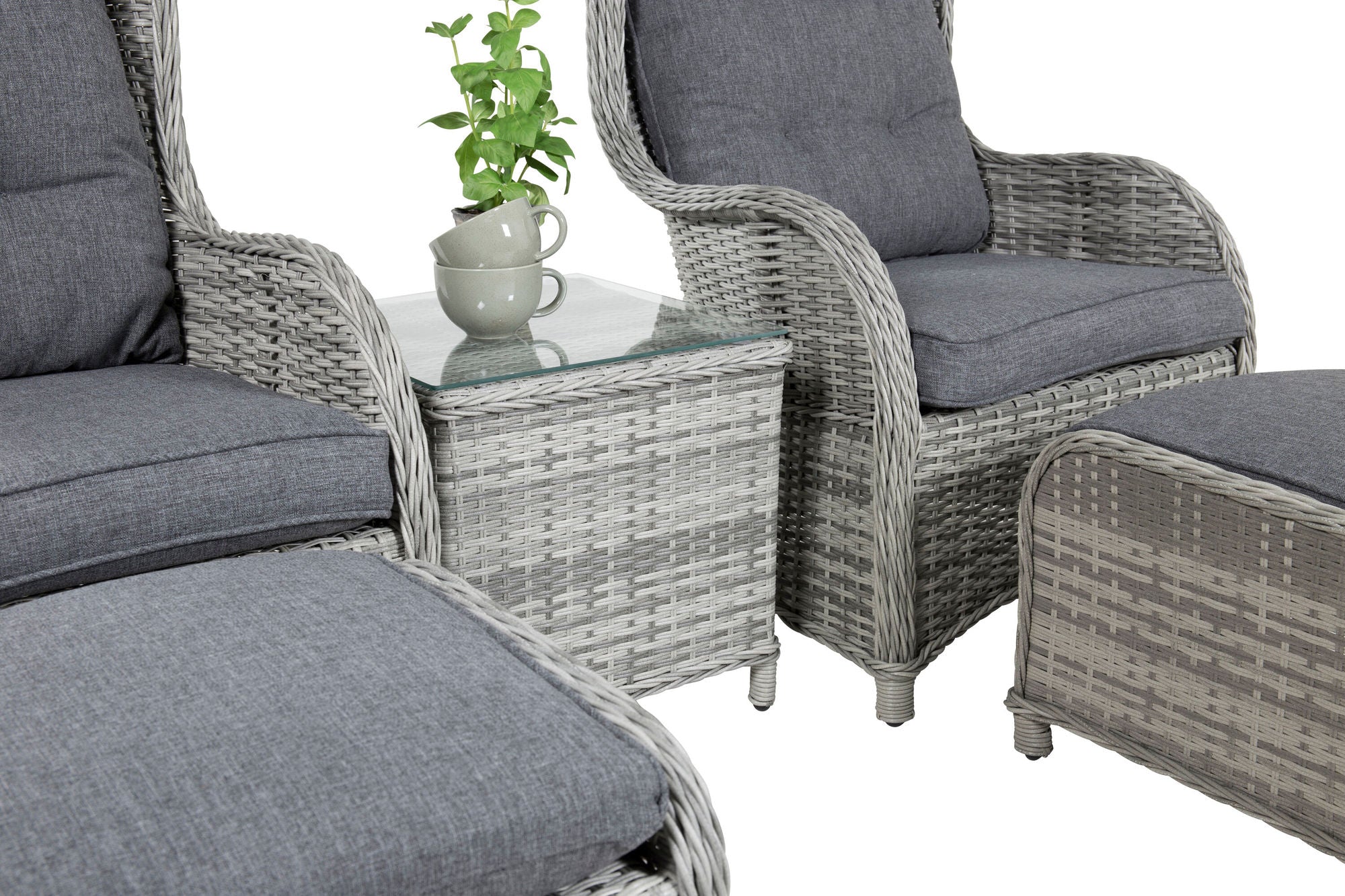 Venture Home Vikelund Lounge set  - Grey/Grey