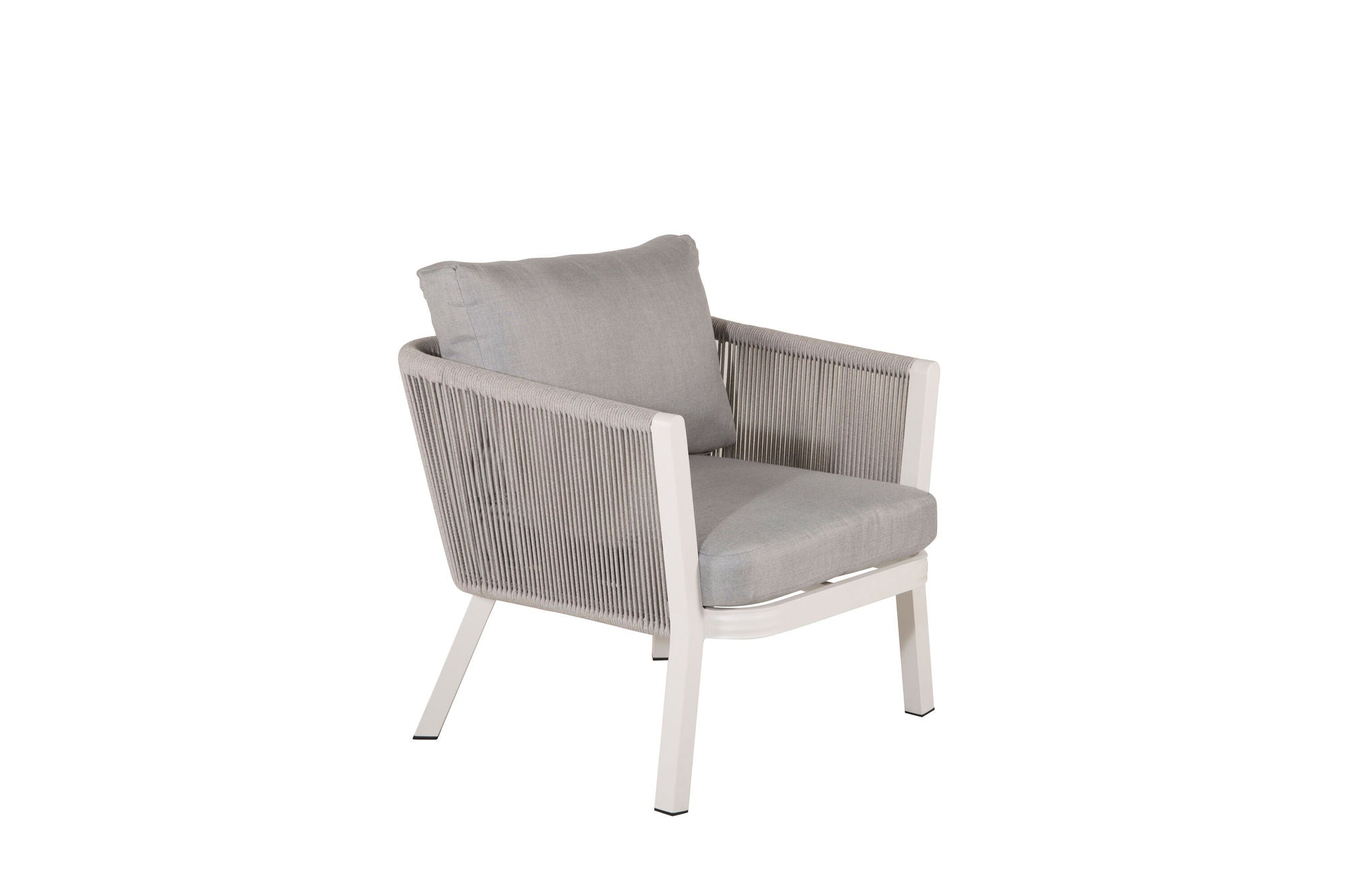 Venture Home Virya Lounge set (3+2+1) White alu / Grey rope / grey cushion
