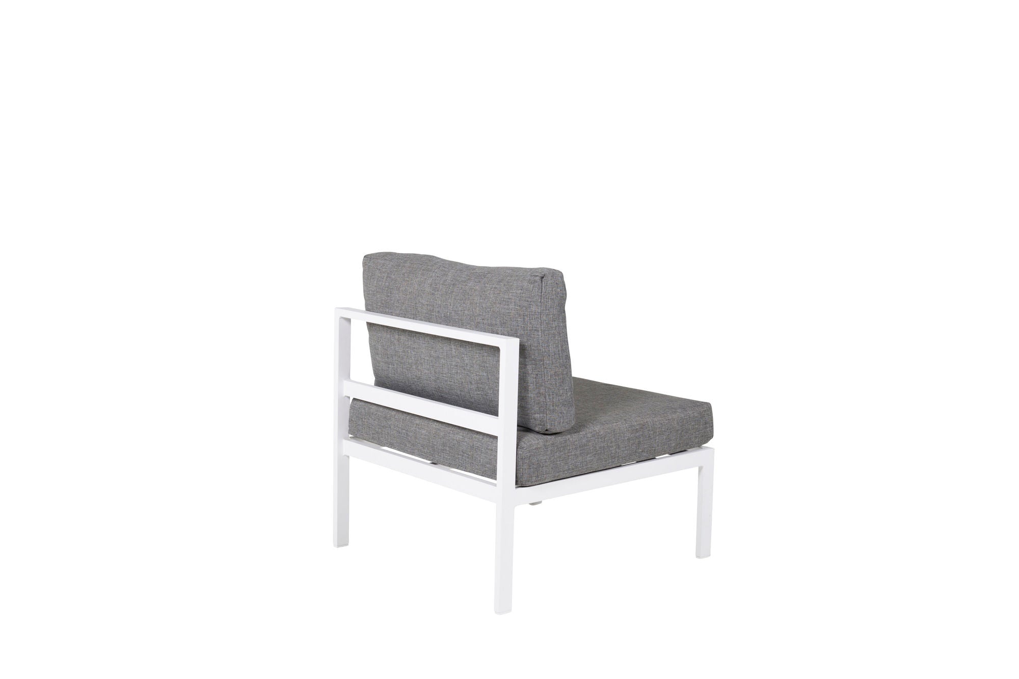 Venture Home Copacabana Middle Part - White Alu / Grey Cushion