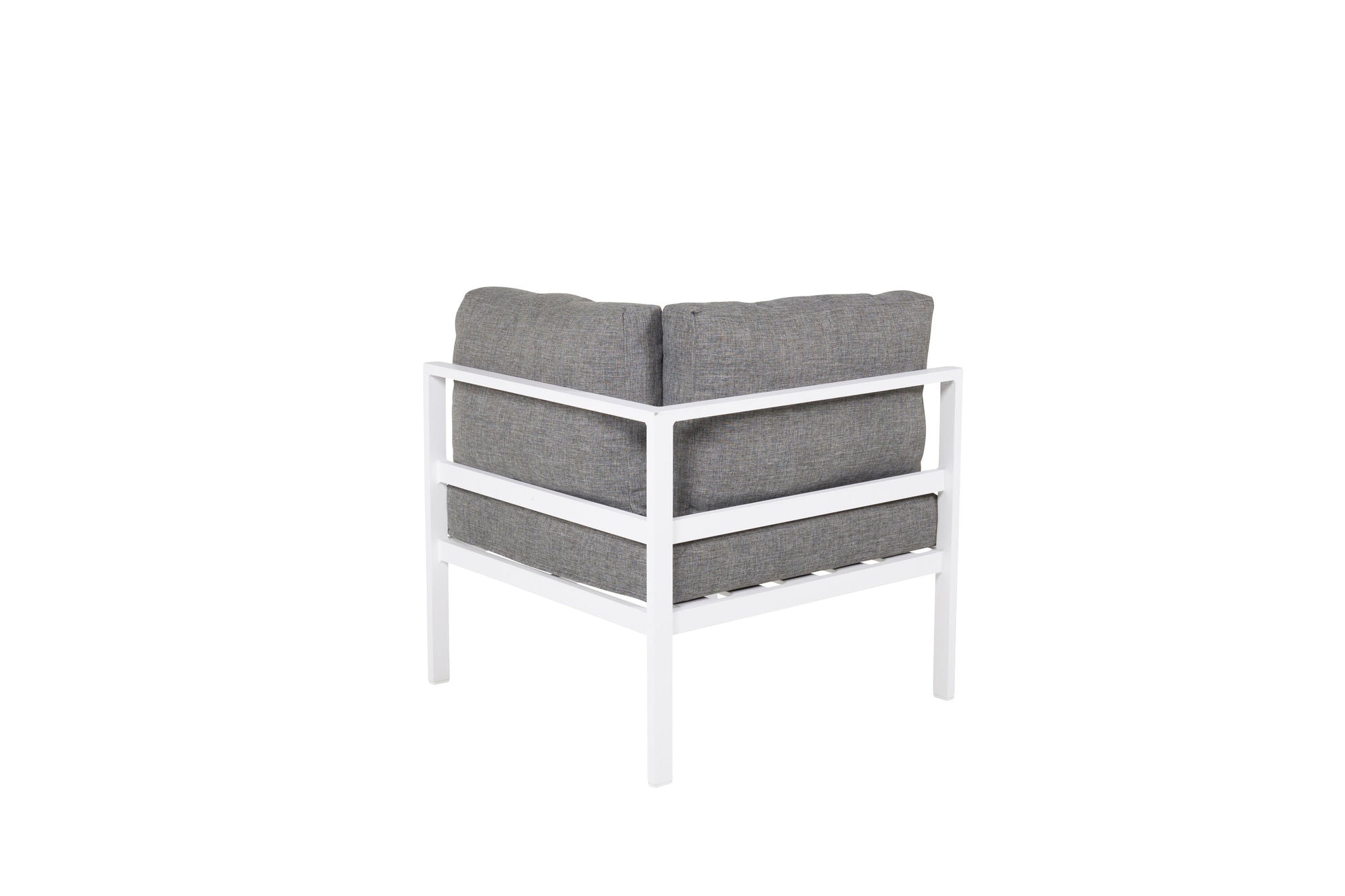 Venture Home Copacabana hjørne Part - White Alu / Grey Cushion