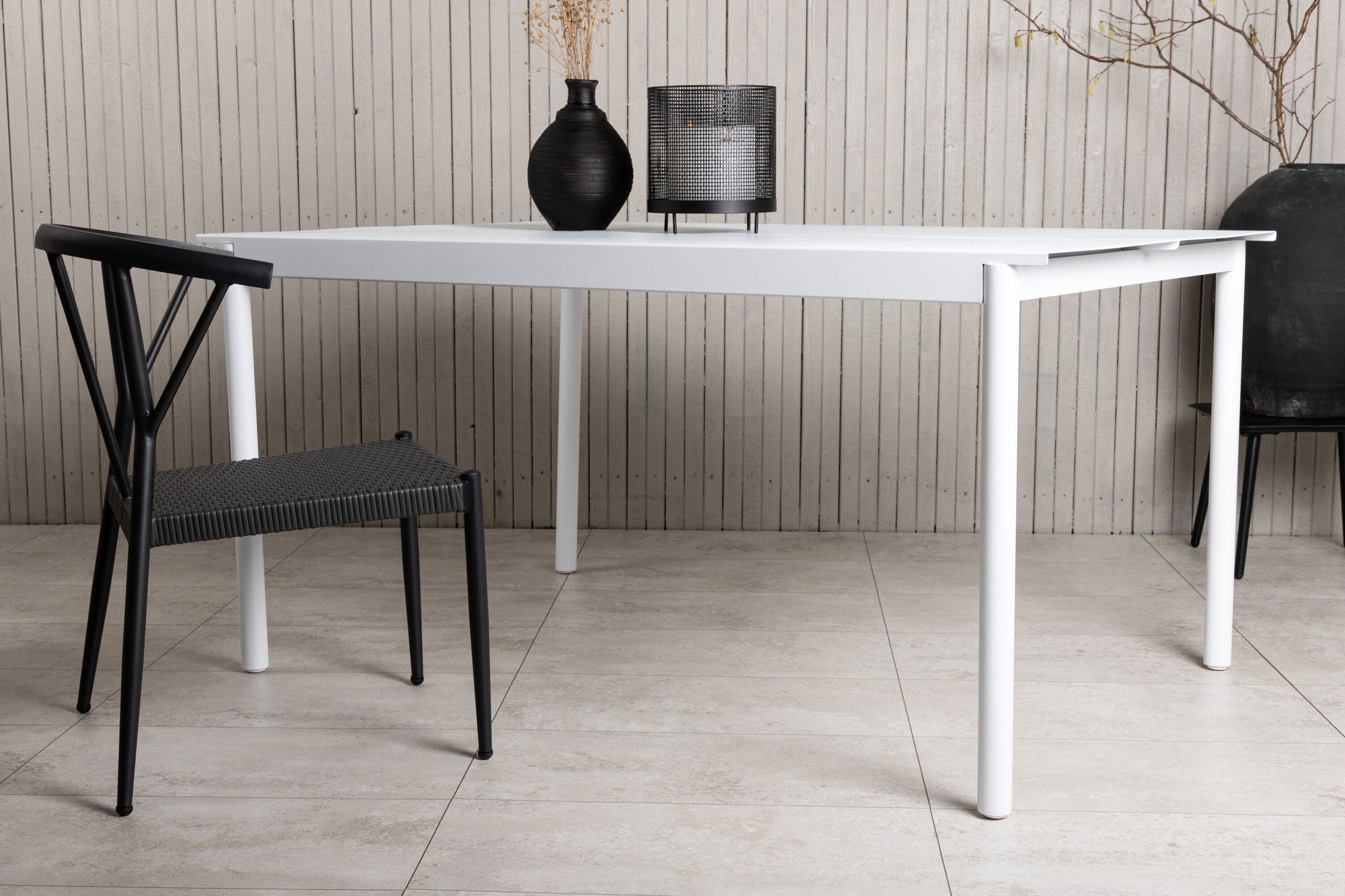 Venture Home Modena - spisebord- White - Aluminium - 150*100cm