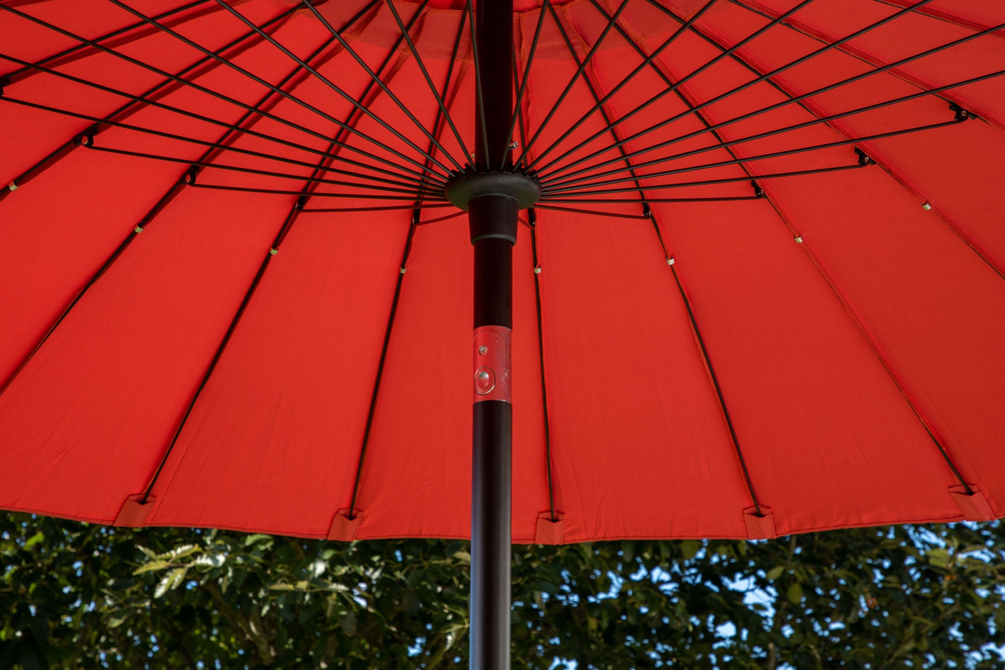Venture Home Palmetto - Umbrella w. tilt- Red - - 270cm