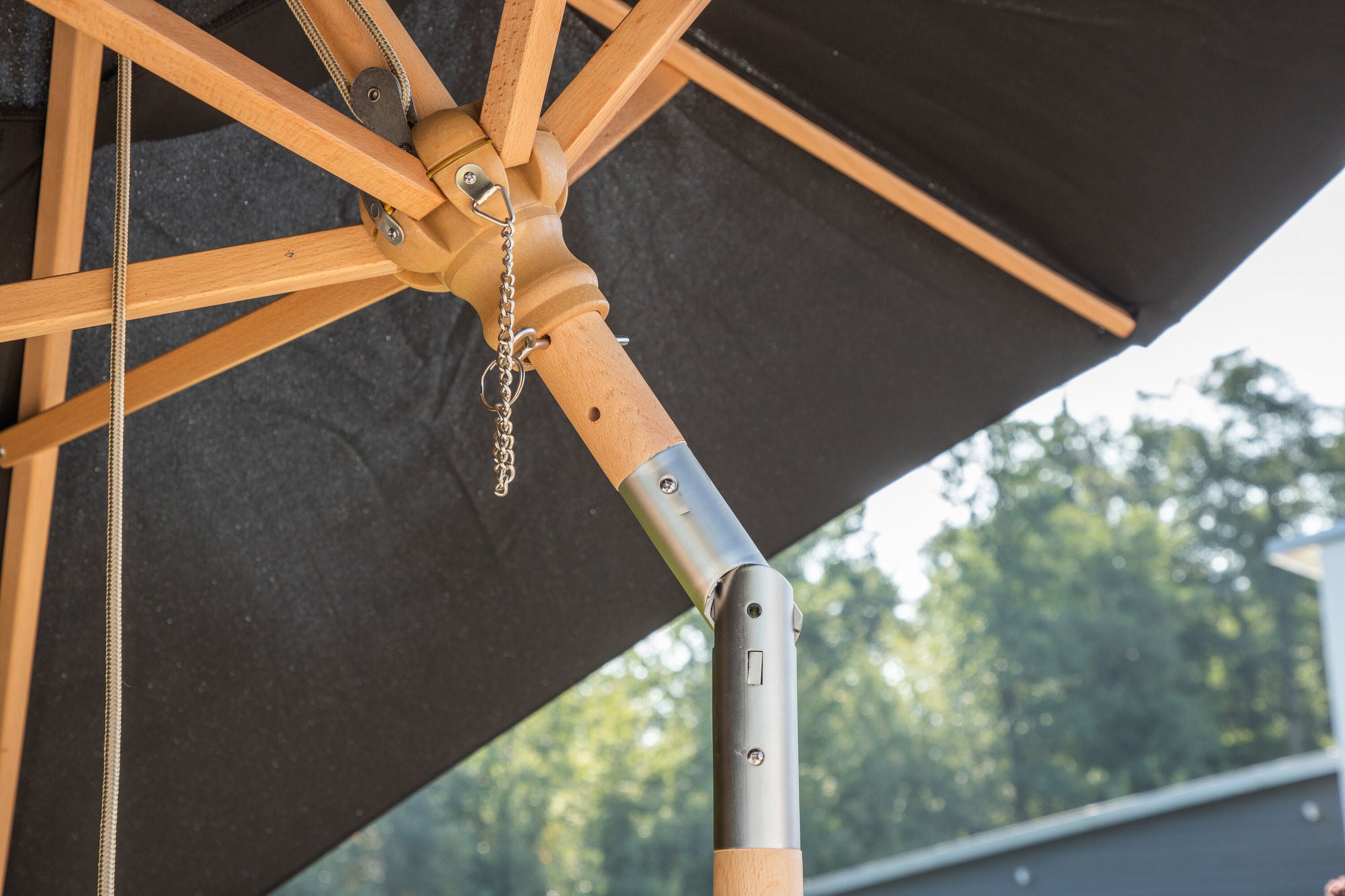 Venture Home Corypho - Umbrella w. tilt- Black - - 250cm