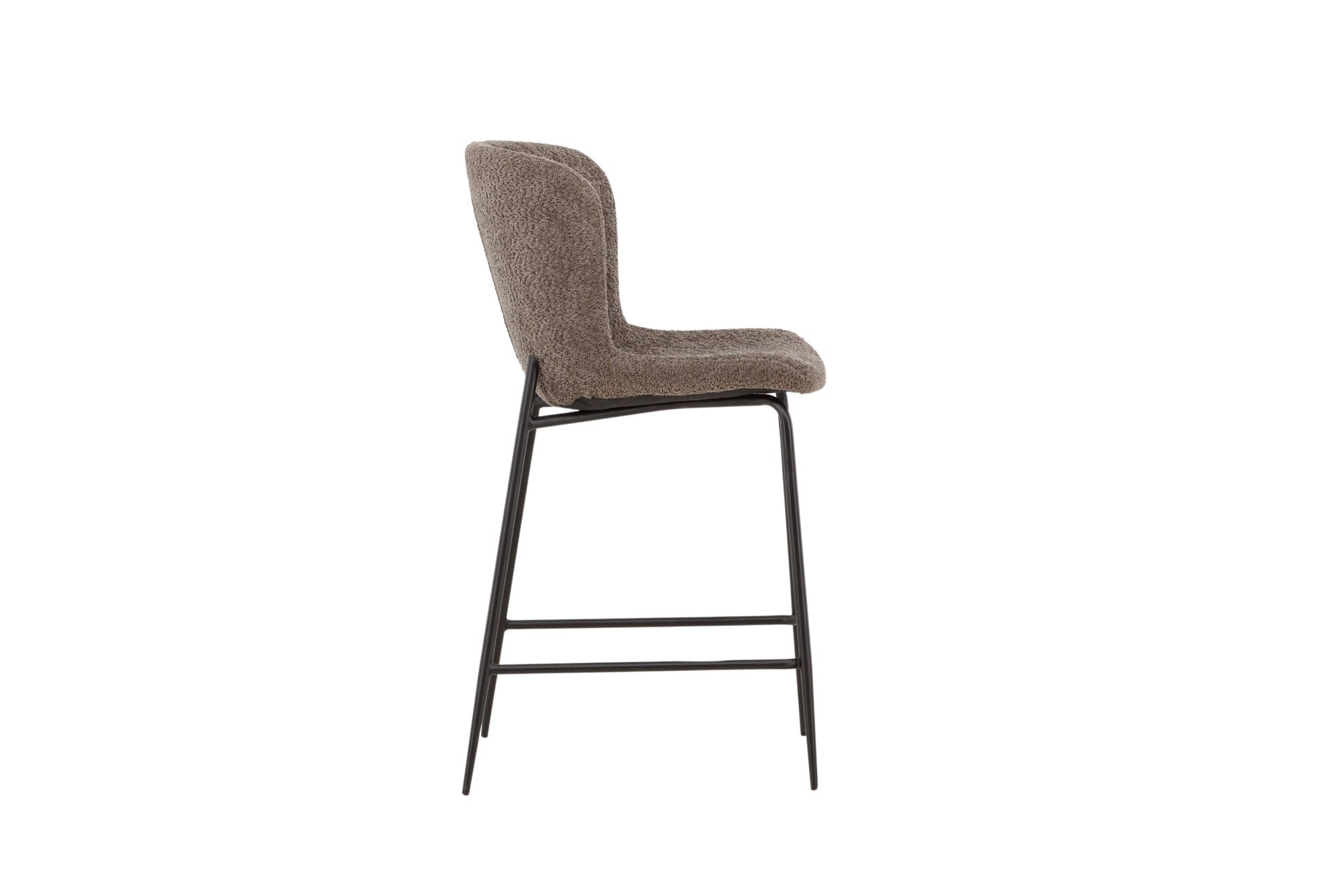 Venture Home Modesto Bar stol - Black / Brown boucle