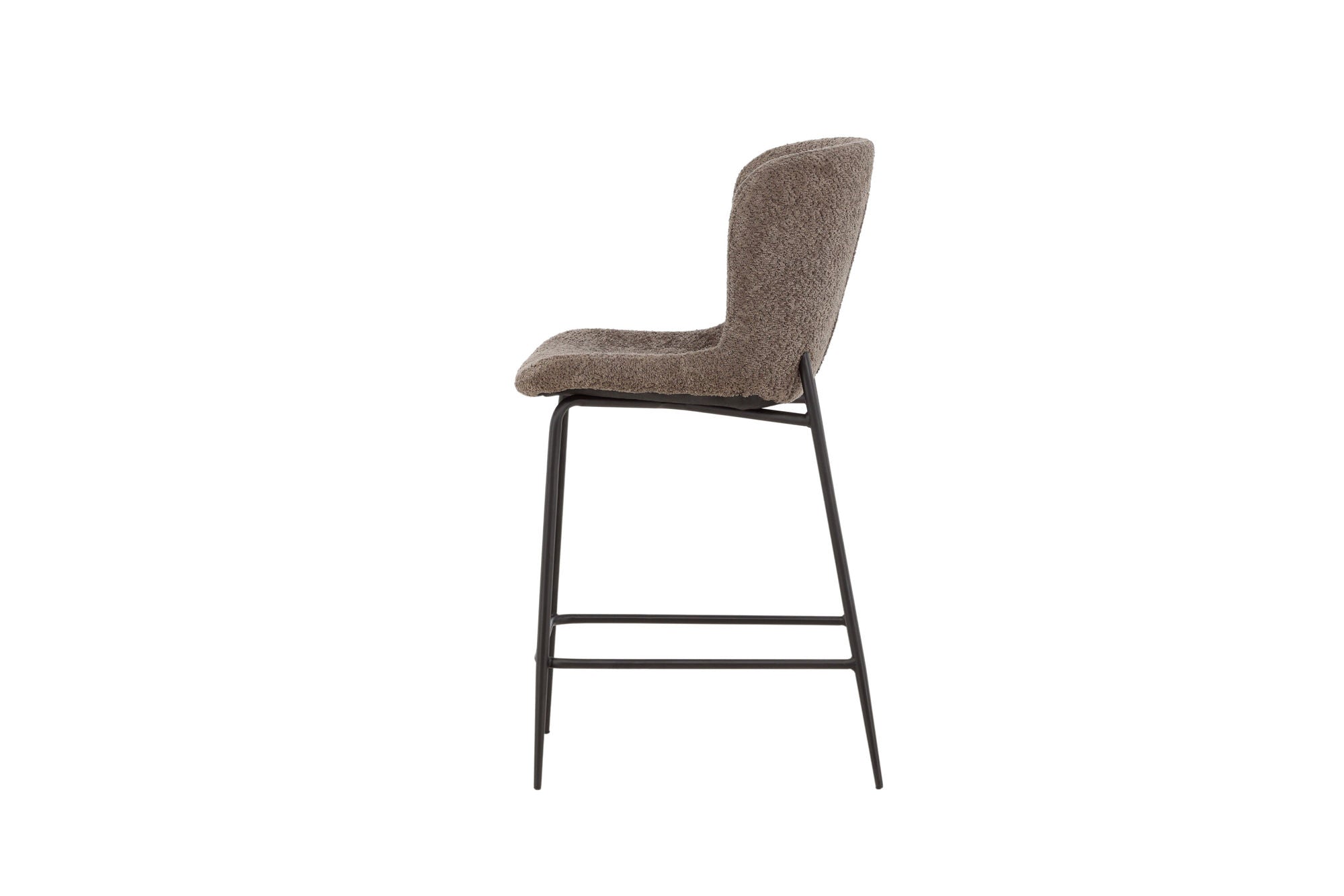 Venture Home Modesto Bar stol - Black / Brown boucle