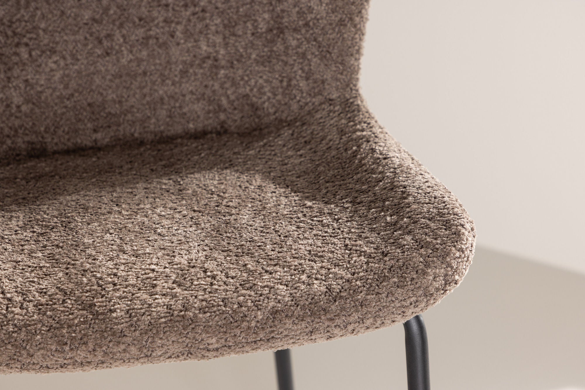 Venture Home Modesto Bar stol - Black / Brown boucle