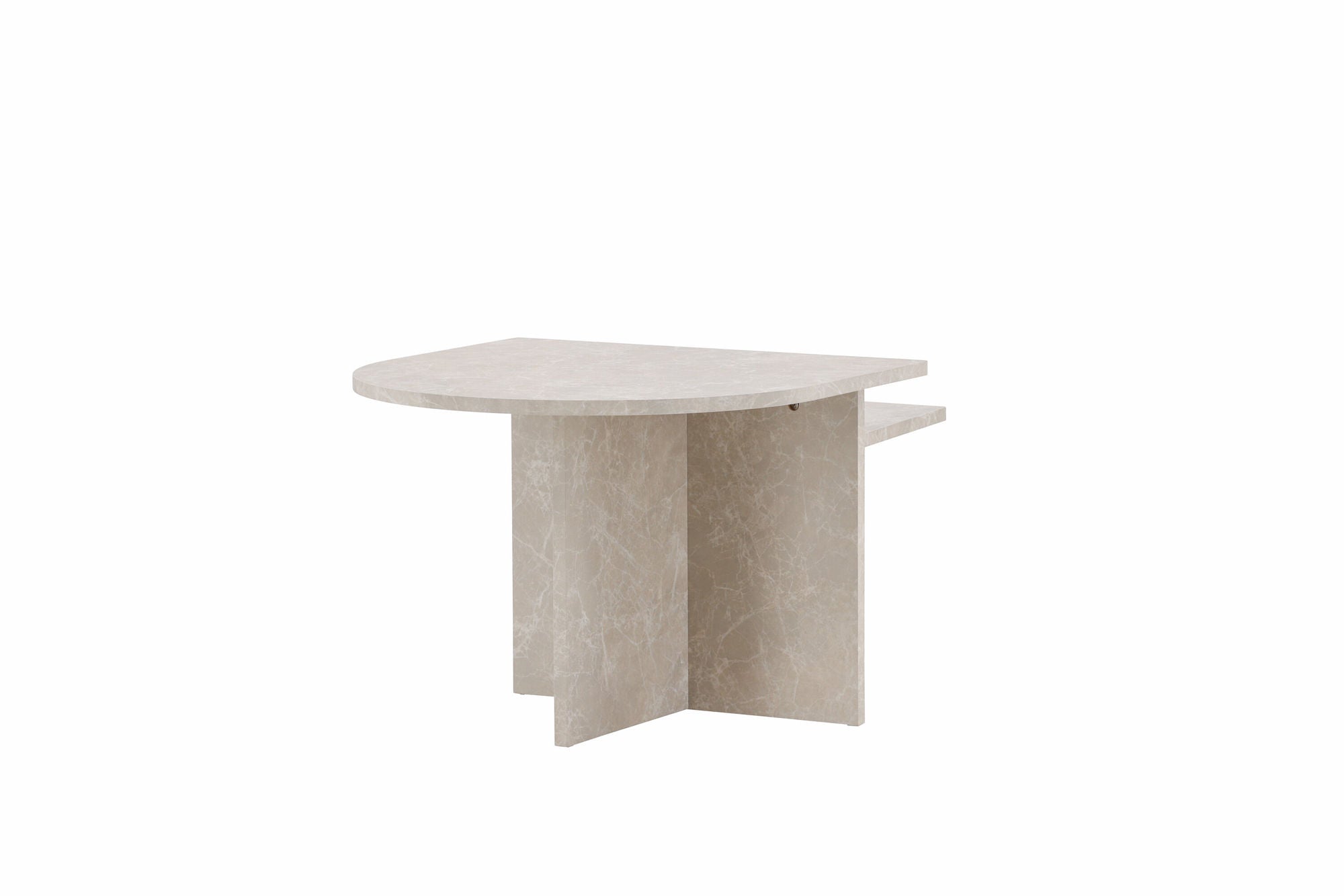 Venture Home Sala Sofa bord 60x60 cm, 40x40 cm - Marblelook /