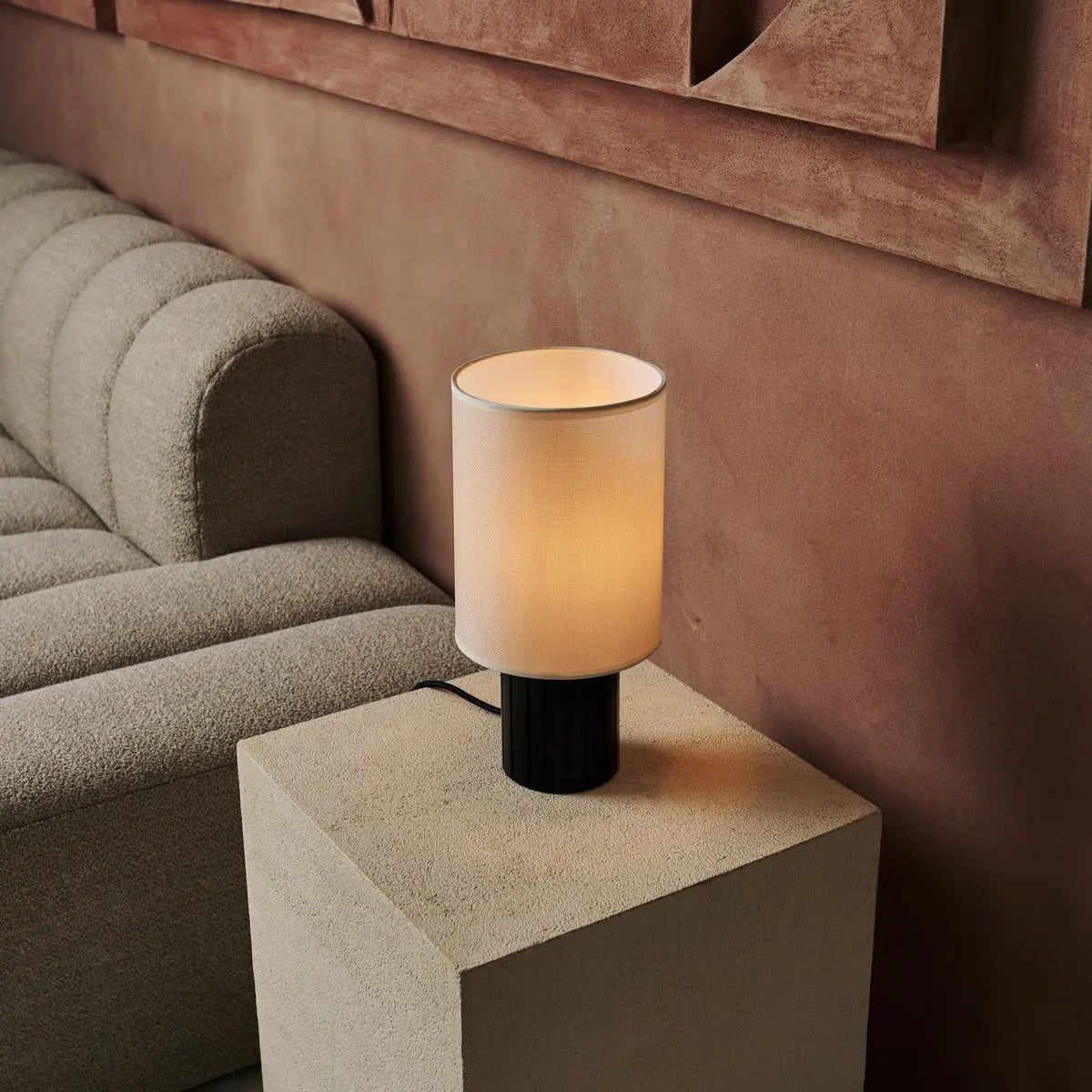Kiko sort bordlampe