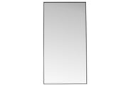 Venture Home Dalton spejl 100x193 cm - Black Frame/ Clear Glass