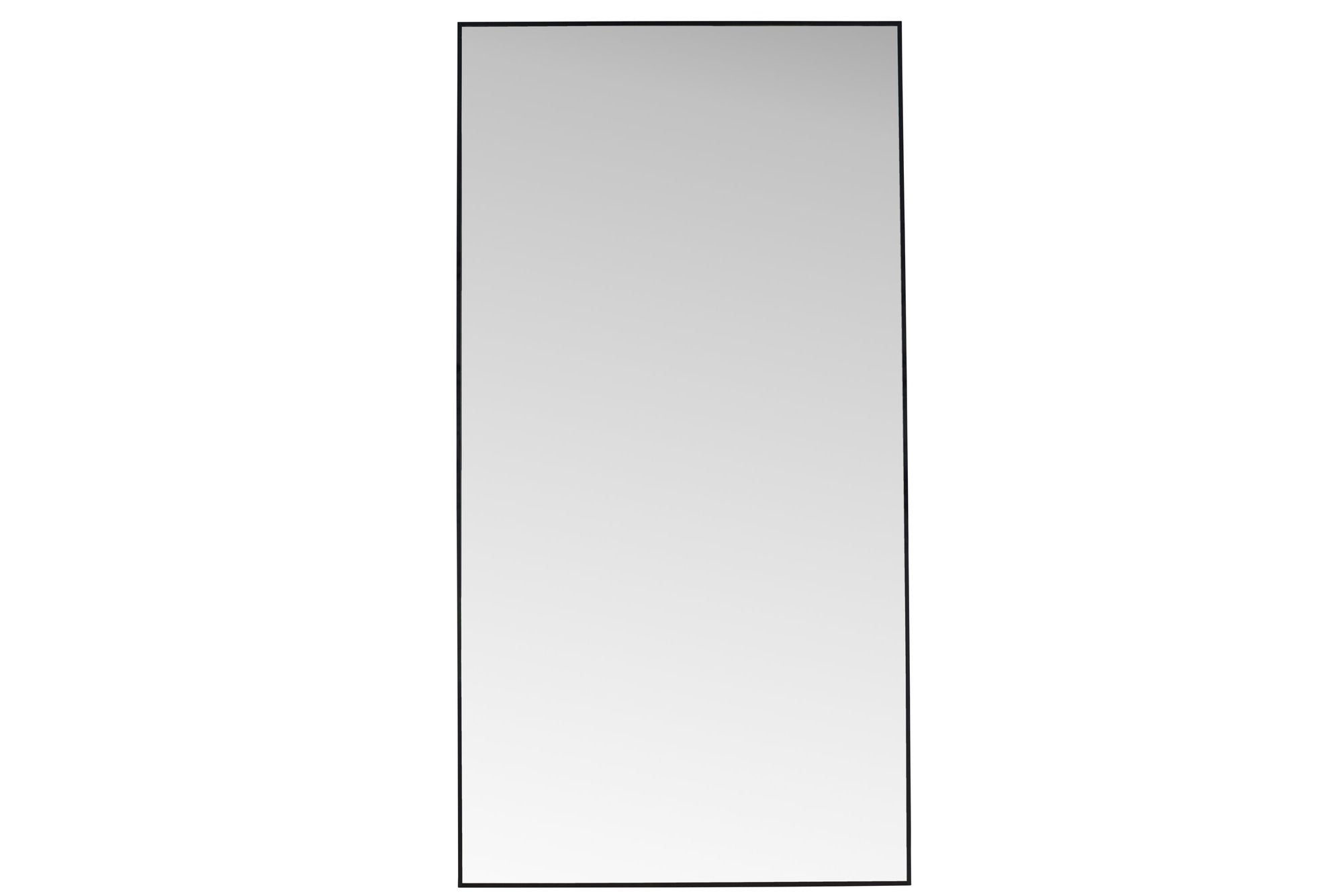 Venture Home Dalton spejl 100x193 cm - Black Frame/ Clear Glass
