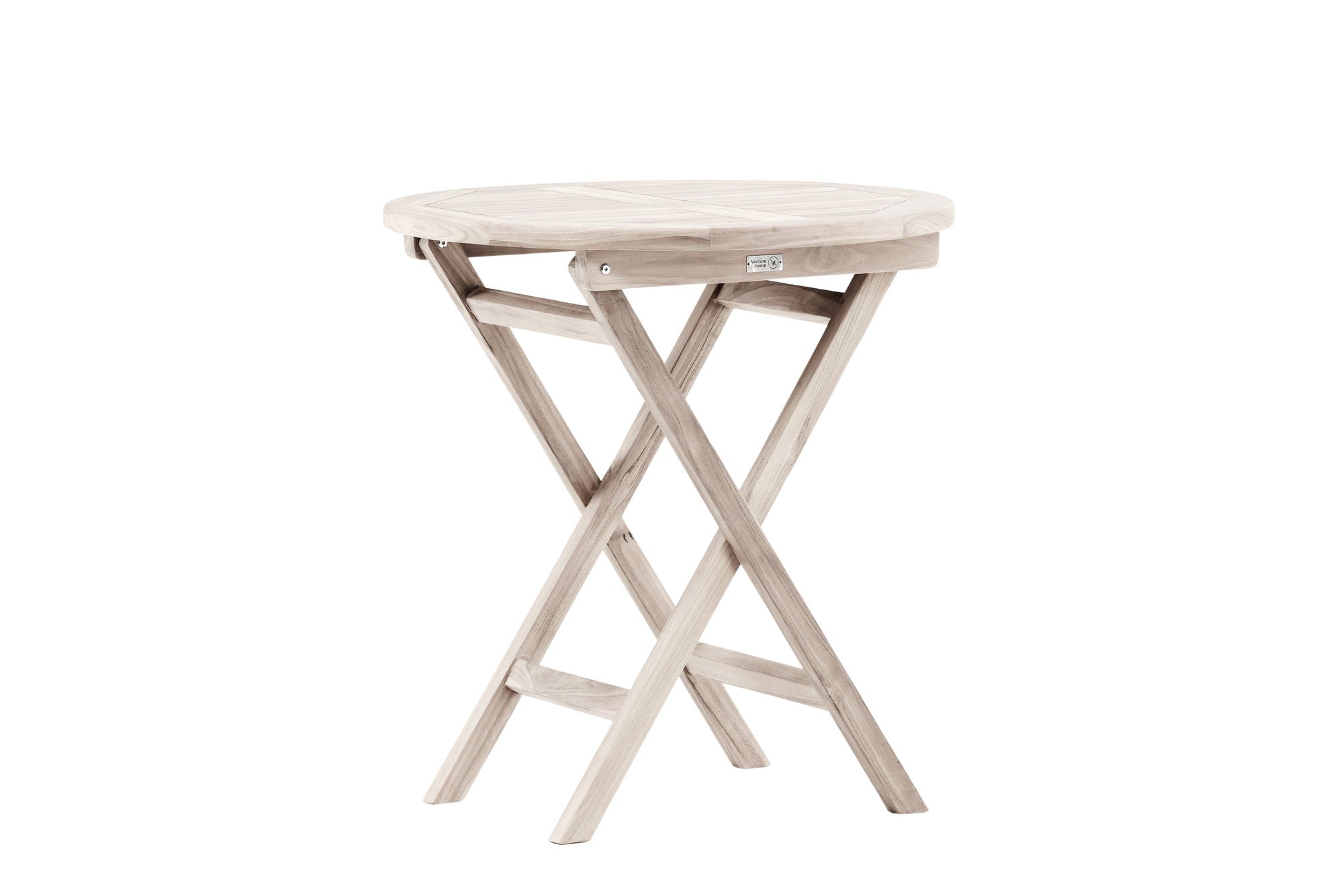 Venture Home Kenya Cafe bord Ø70 -Whitewash