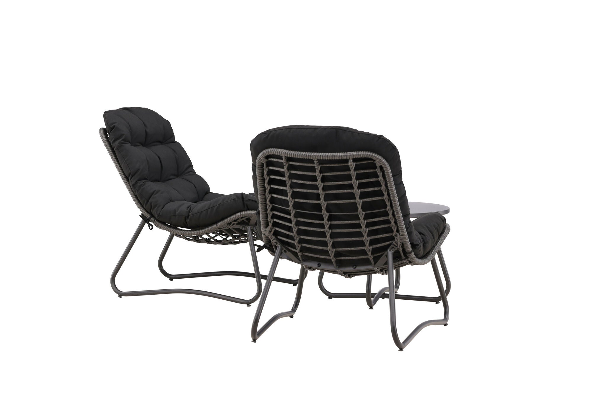 Venture Home Cala Lounge Set - Grey / Black