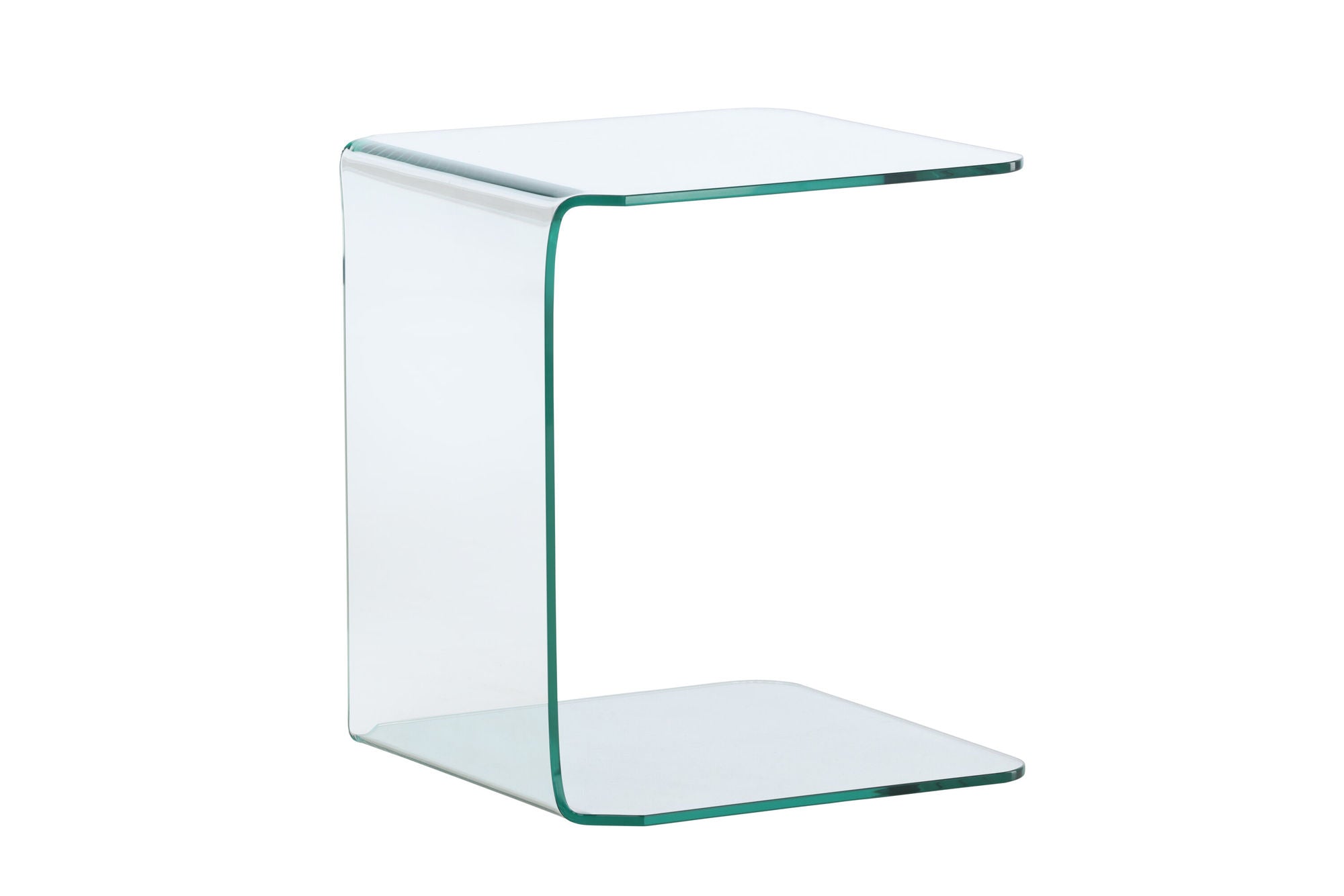Venture Home Telemark Side bord 45x45x53 cm - Clear Glass