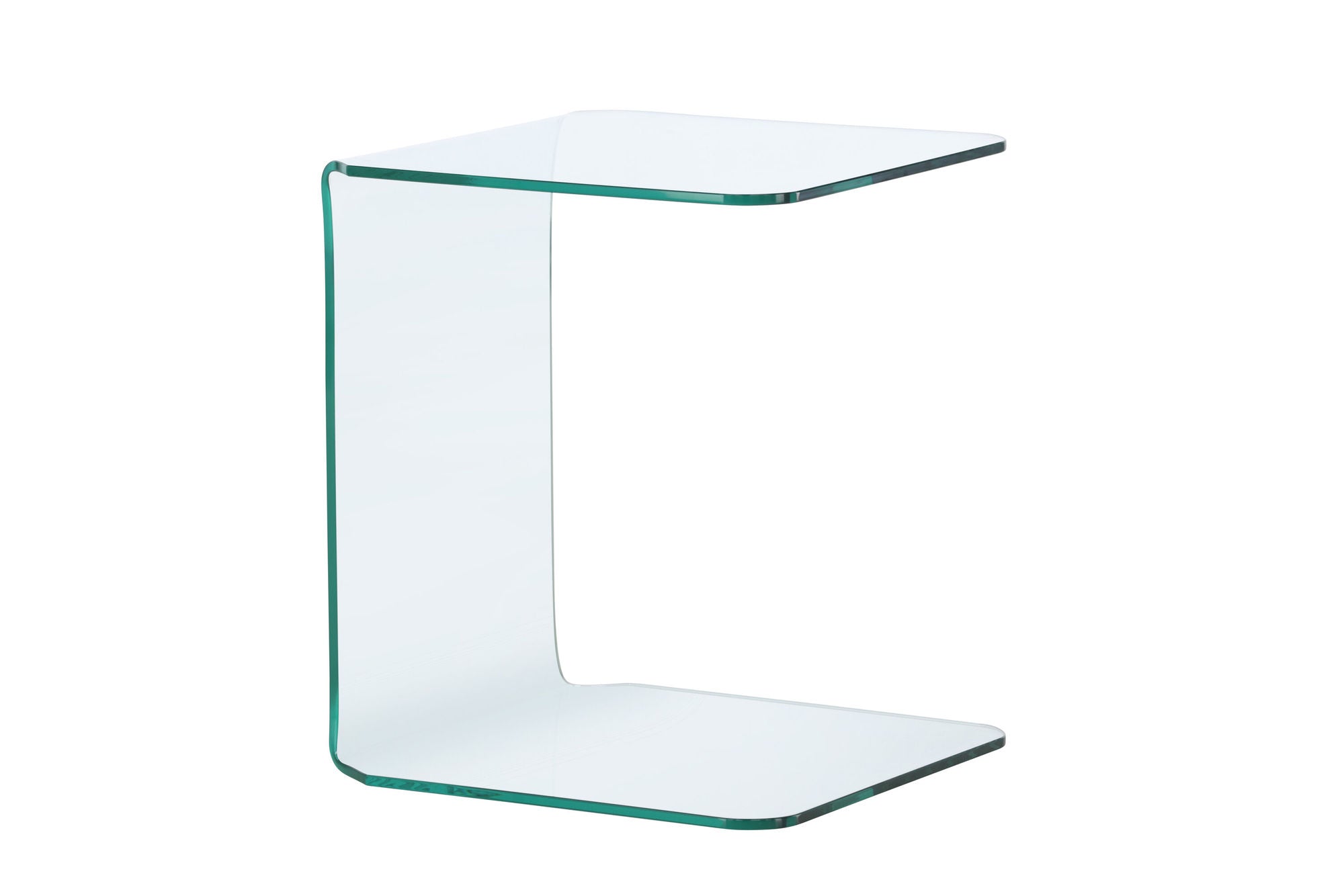 Venture Home Telemark Side bord 45x45x53 cm - Clear Glass
